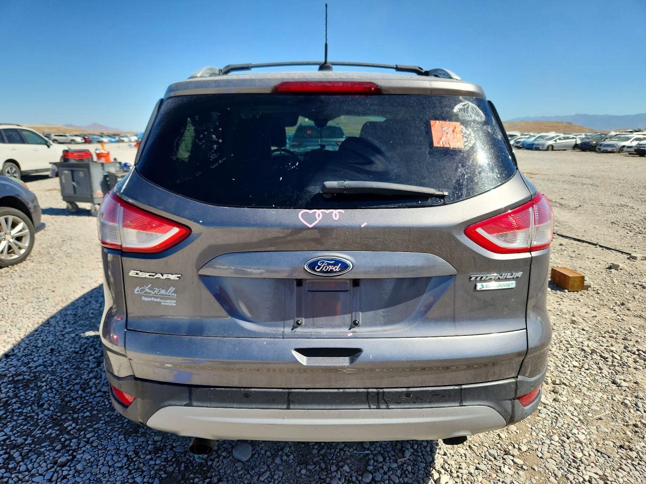 2013 Ford Escape Titanium Серый vin: 1FMCU0J98DUD54762