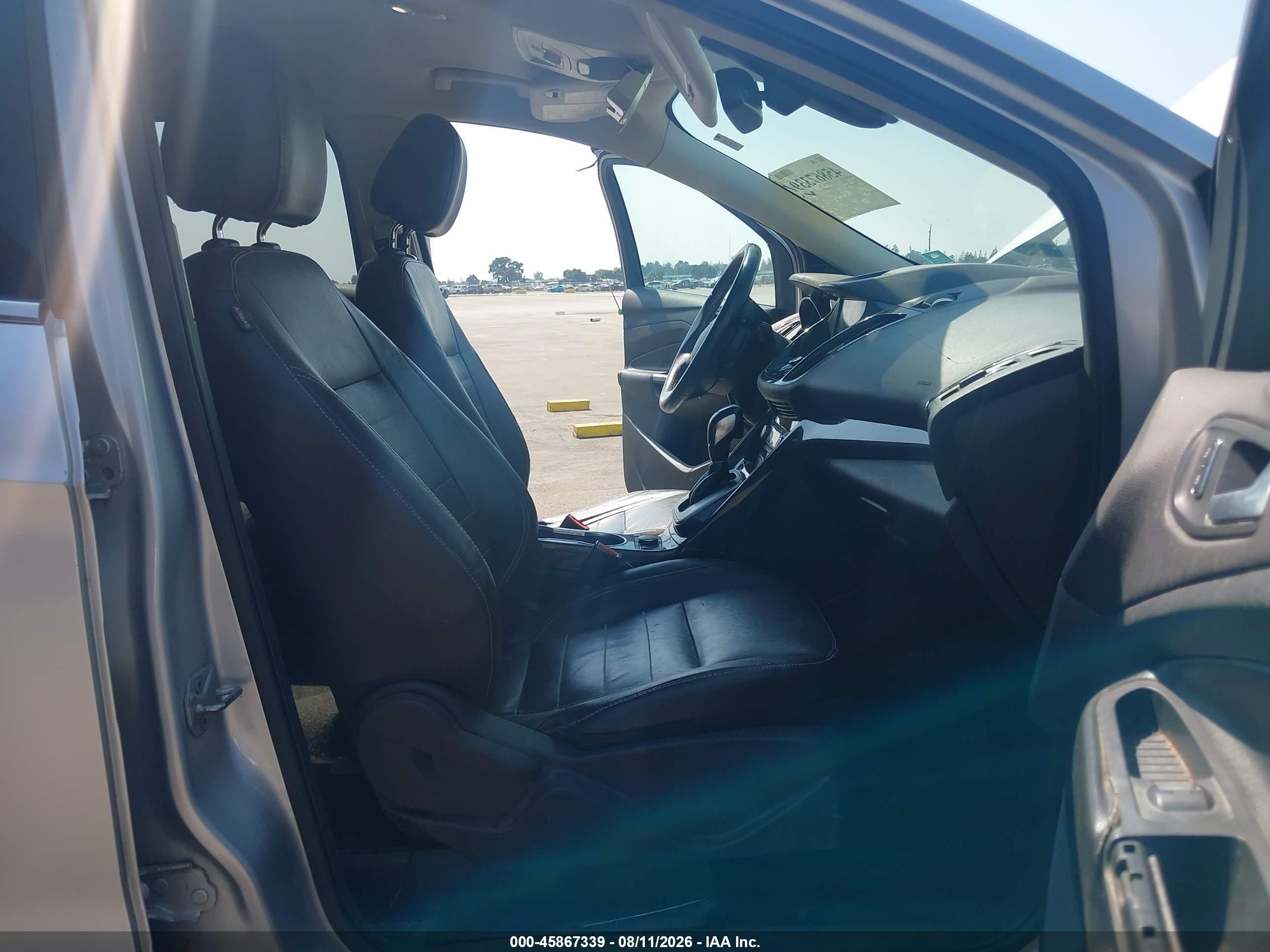 2014 Ford Escape Titanium Silver vin: 1FMCU0J98EUA22502
