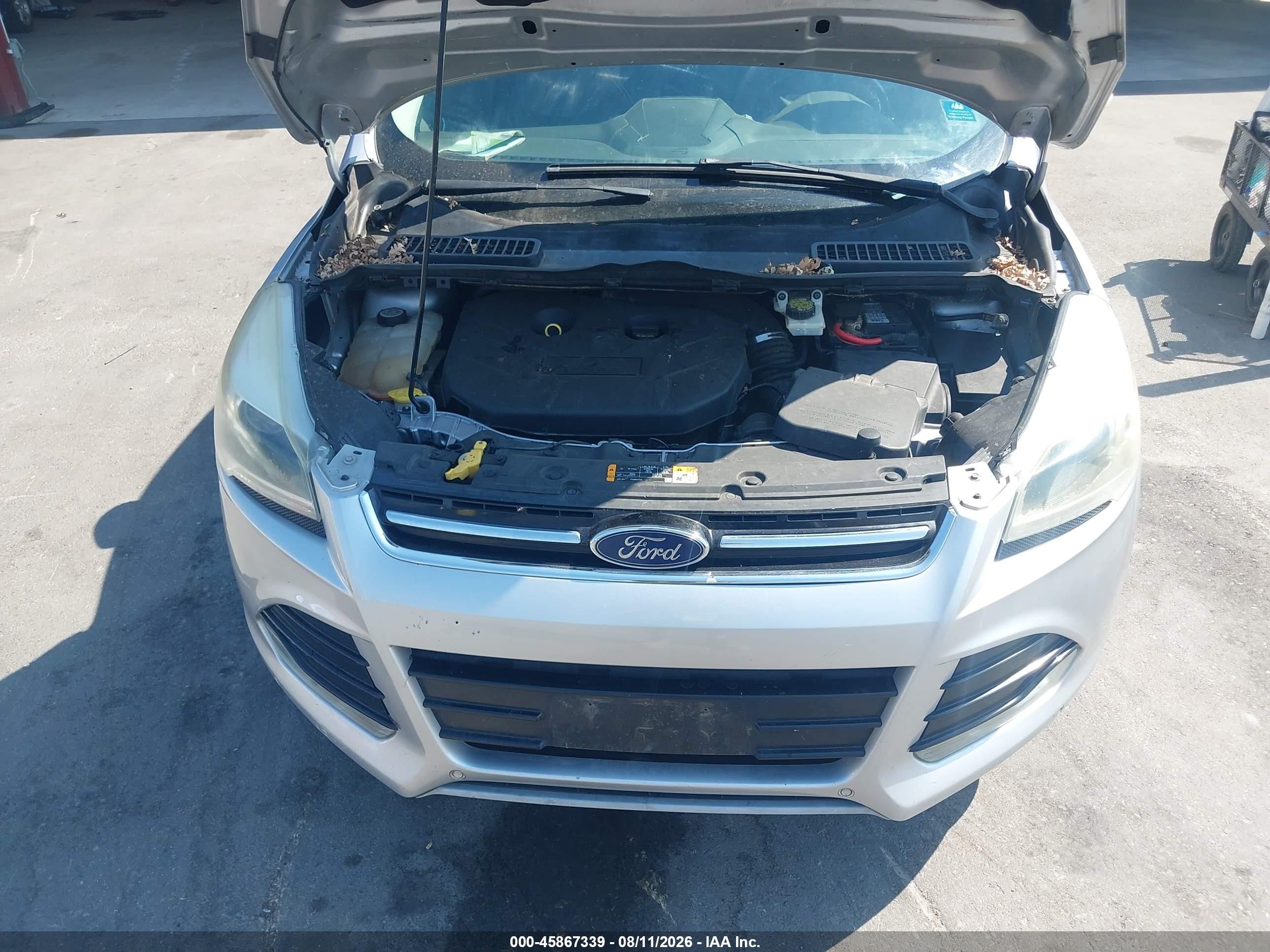 2014 Ford Escape Titanium Silver vin: 1FMCU0J98EUA22502