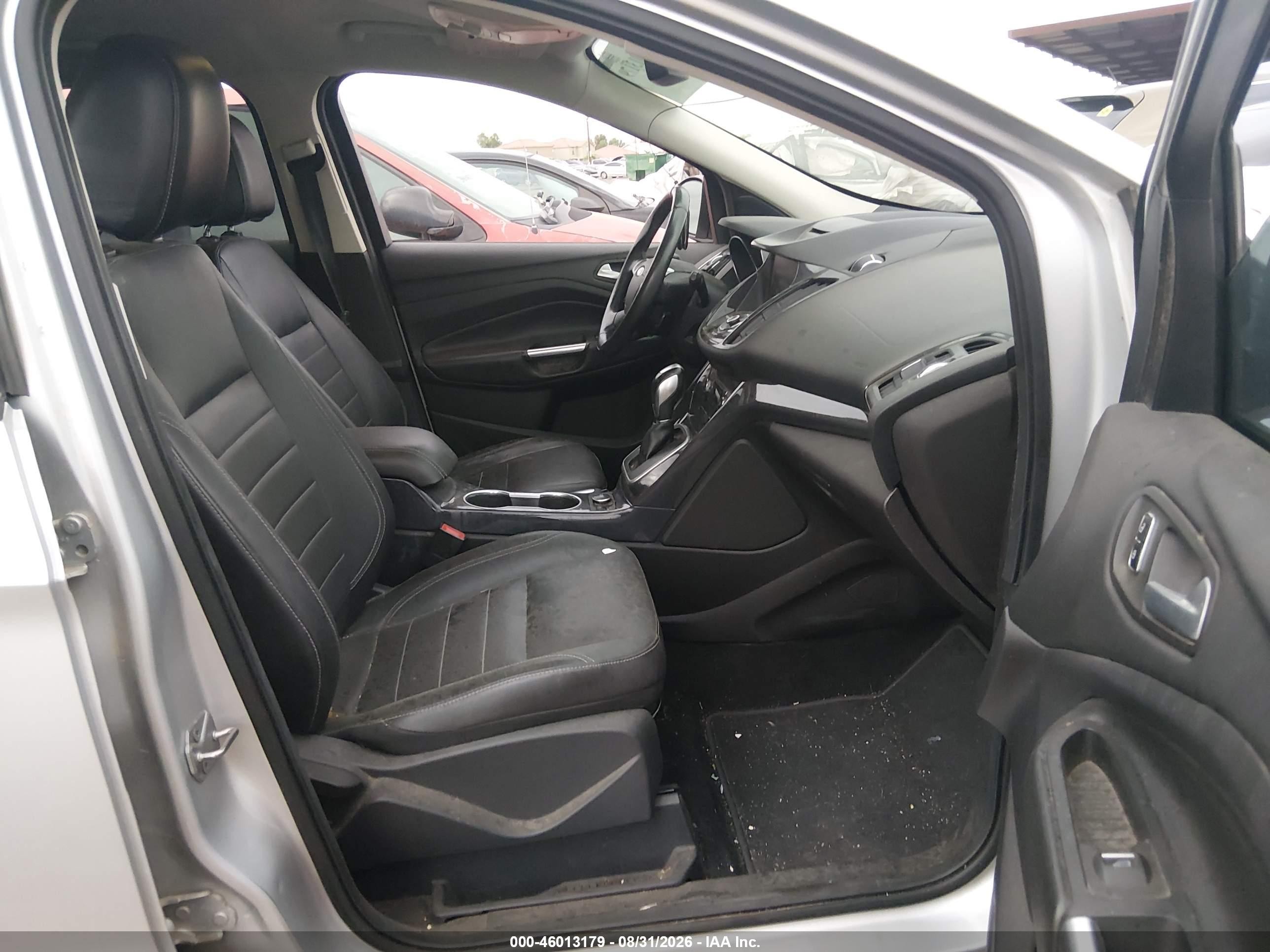 2014 Ford Escape Titanium Silver vin: 1FMCU0J98EUA46041