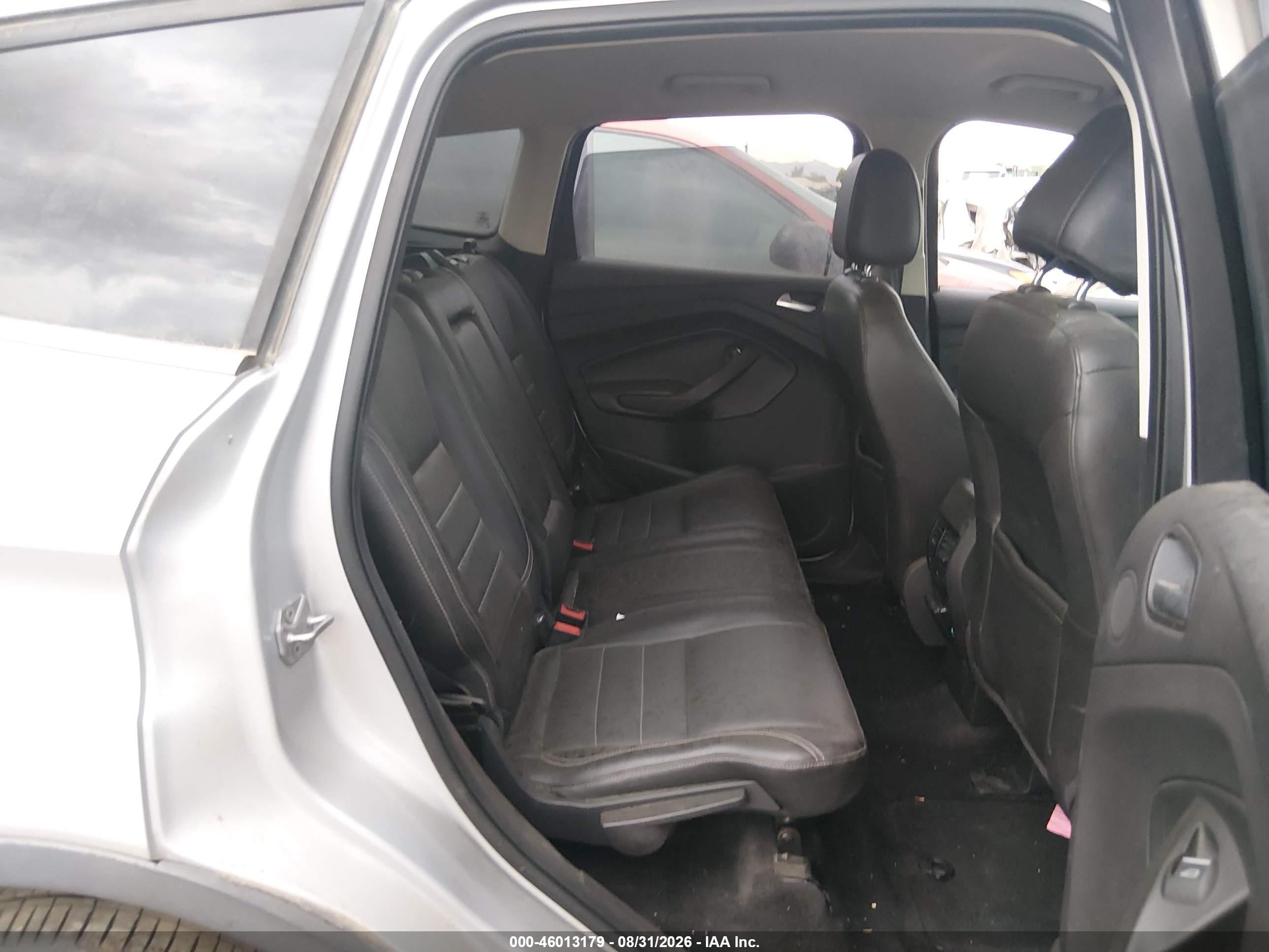 2014 Ford Escape Titanium Silver vin: 1FMCU0J98EUA46041
