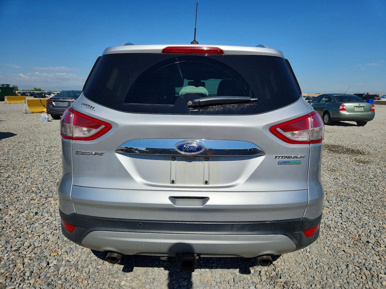 2014 Ford Escape Titanium Silver vin: 1FMCU0J98EUA61025