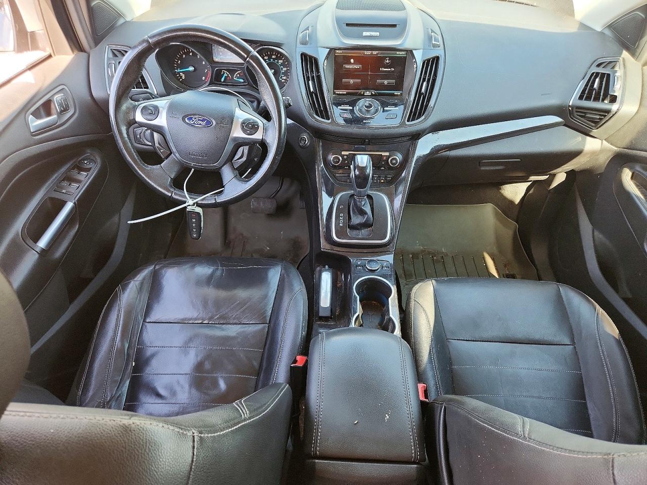 2014 Ford Escape Titanium Silver vin: 1FMCU0J98EUA61025