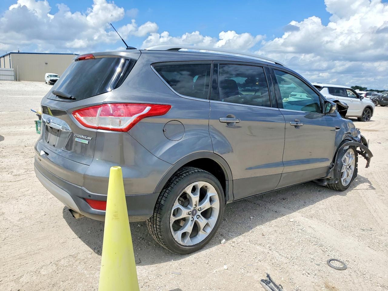 2014 Ford Escape Titanium Gray vin: 1FMCU0J98EUA92615