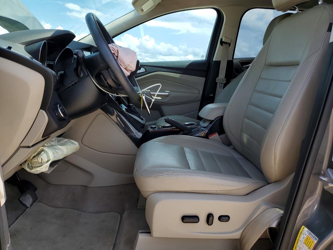 2014 Ford Escape Titanium Gray vin: 1FMCU0J98EUA92615