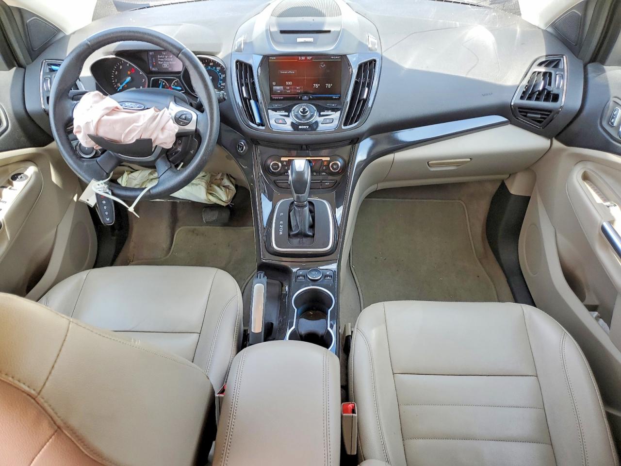 2014 Ford Escape Titanium Gray vin: 1FMCU0J98EUA92615