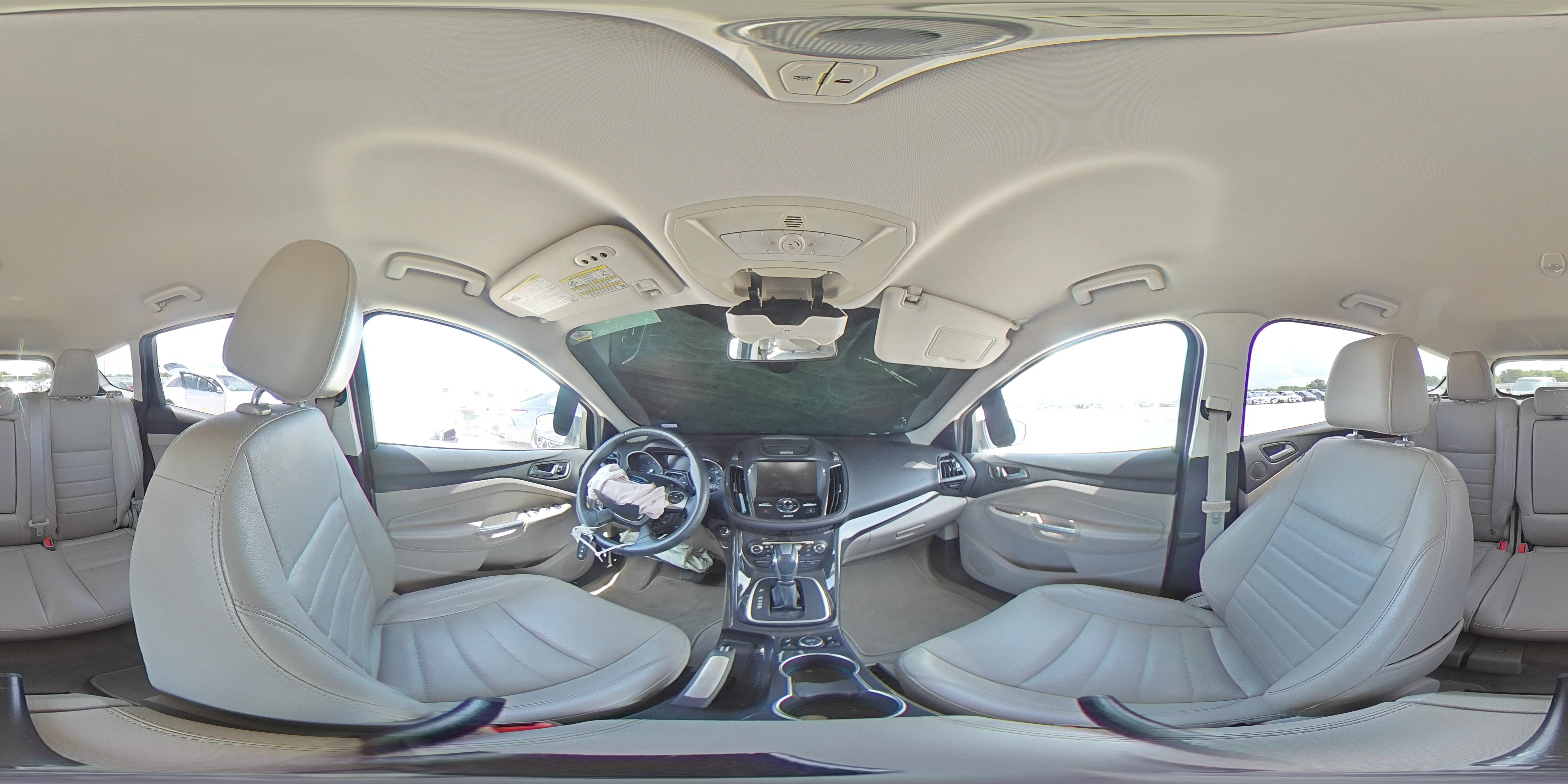 2014 Ford Escape Titanium Gray vin: 1FMCU0J98EUA92615