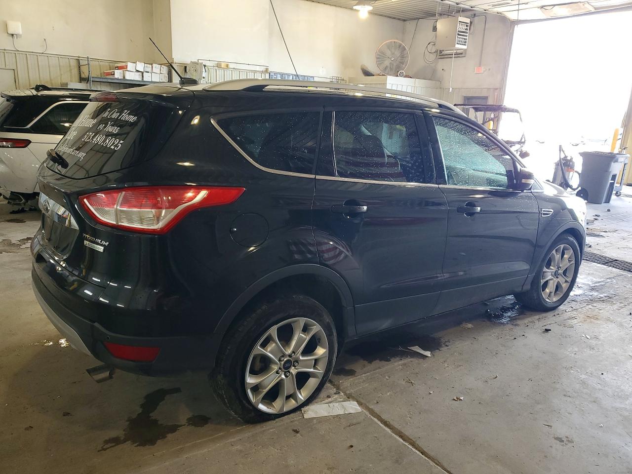 2014 Ford Escape Titanium Black vin: 1FMCU0J98EUA99547