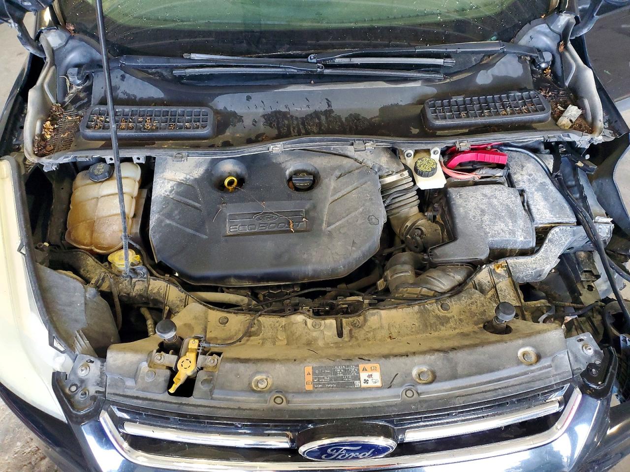 2014 Ford Escape Titanium Black vin: 1FMCU0J98EUA99547