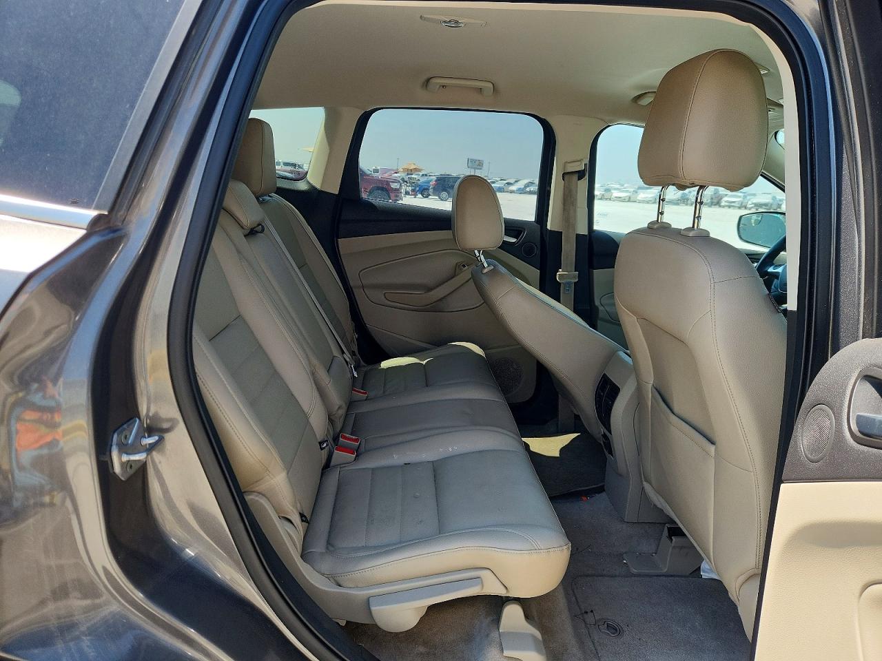 2014 Ford Escape Titanium Серый vin: 1FMCU0J98EUB15293