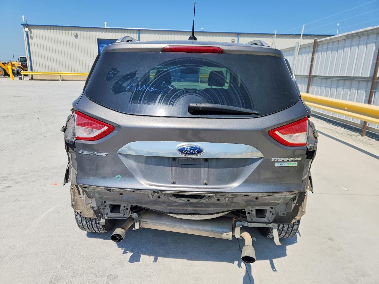 2014 Ford Escape Titanium Серый vin: 1FMCU0J98EUB15293