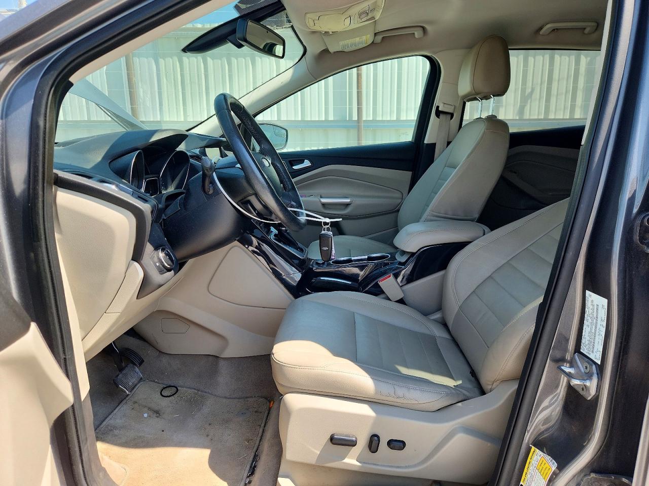 2014 Ford Escape Titanium Серый vin: 1FMCU0J98EUB15293