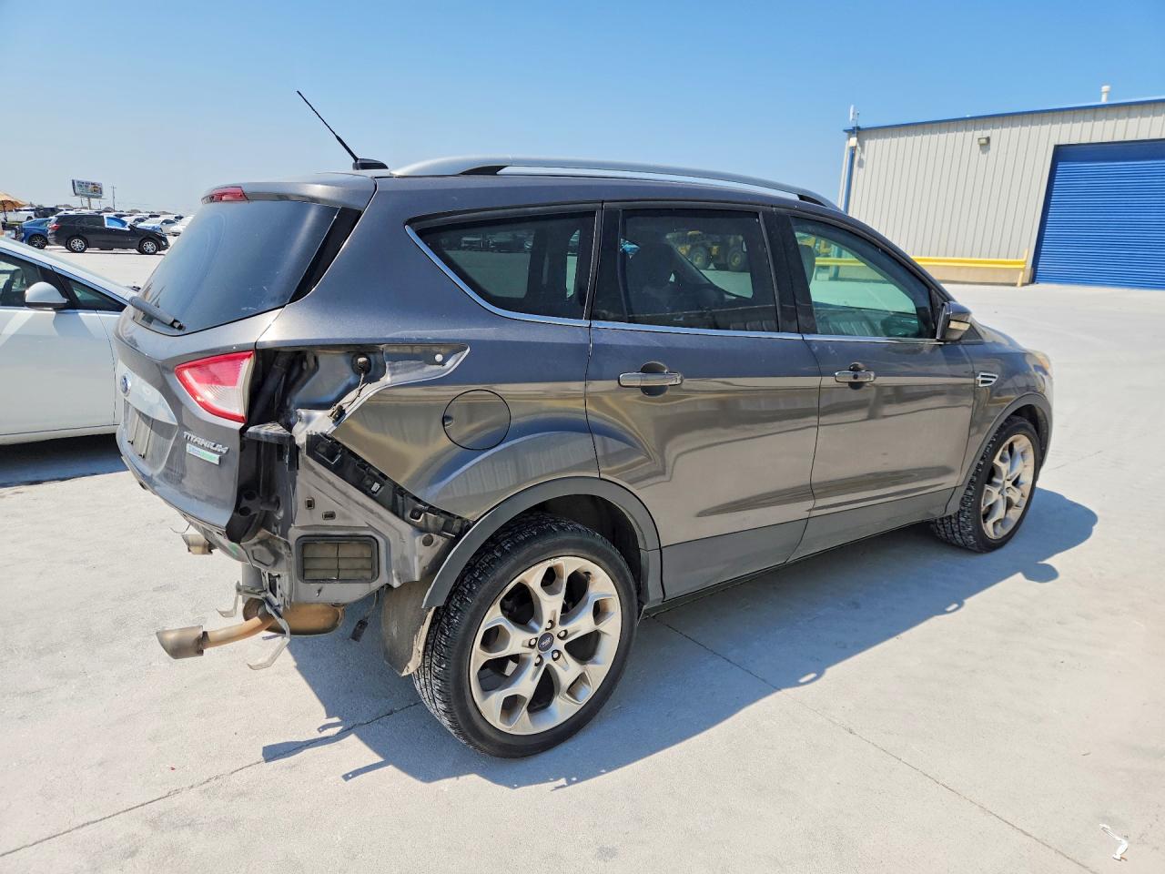 2014 Ford Escape Titanium Серый vin: 1FMCU0J98EUB15293