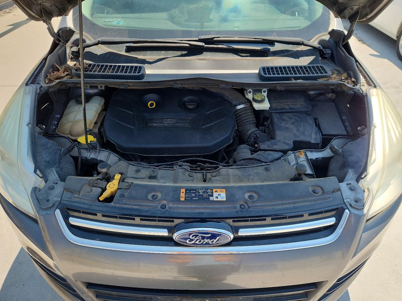 2014 Ford Escape Titanium Серый vin: 1FMCU0J98EUB15293