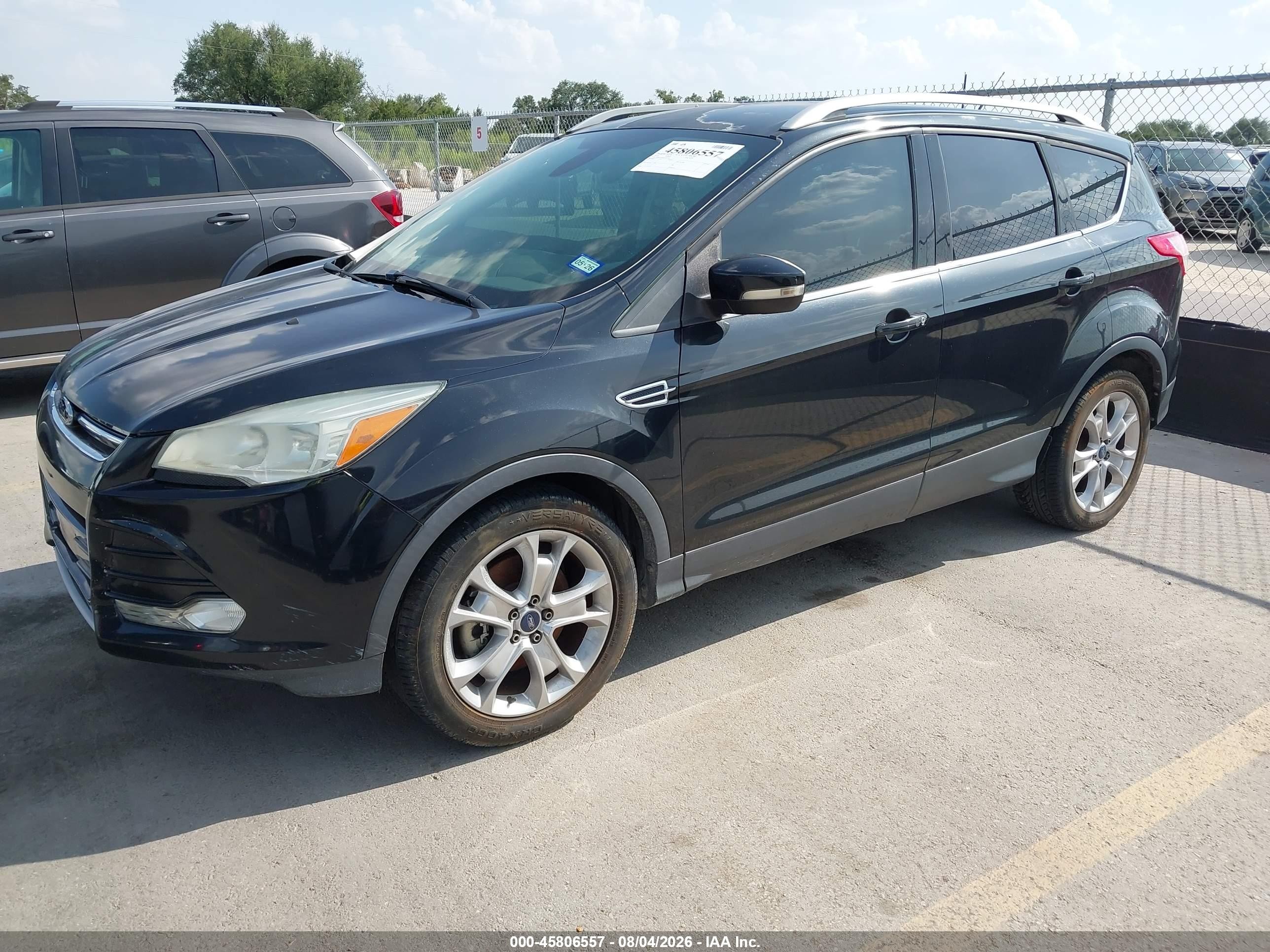 2014 Ford Escape Titanium Black vin: 1FMCU0J98EUB15455
