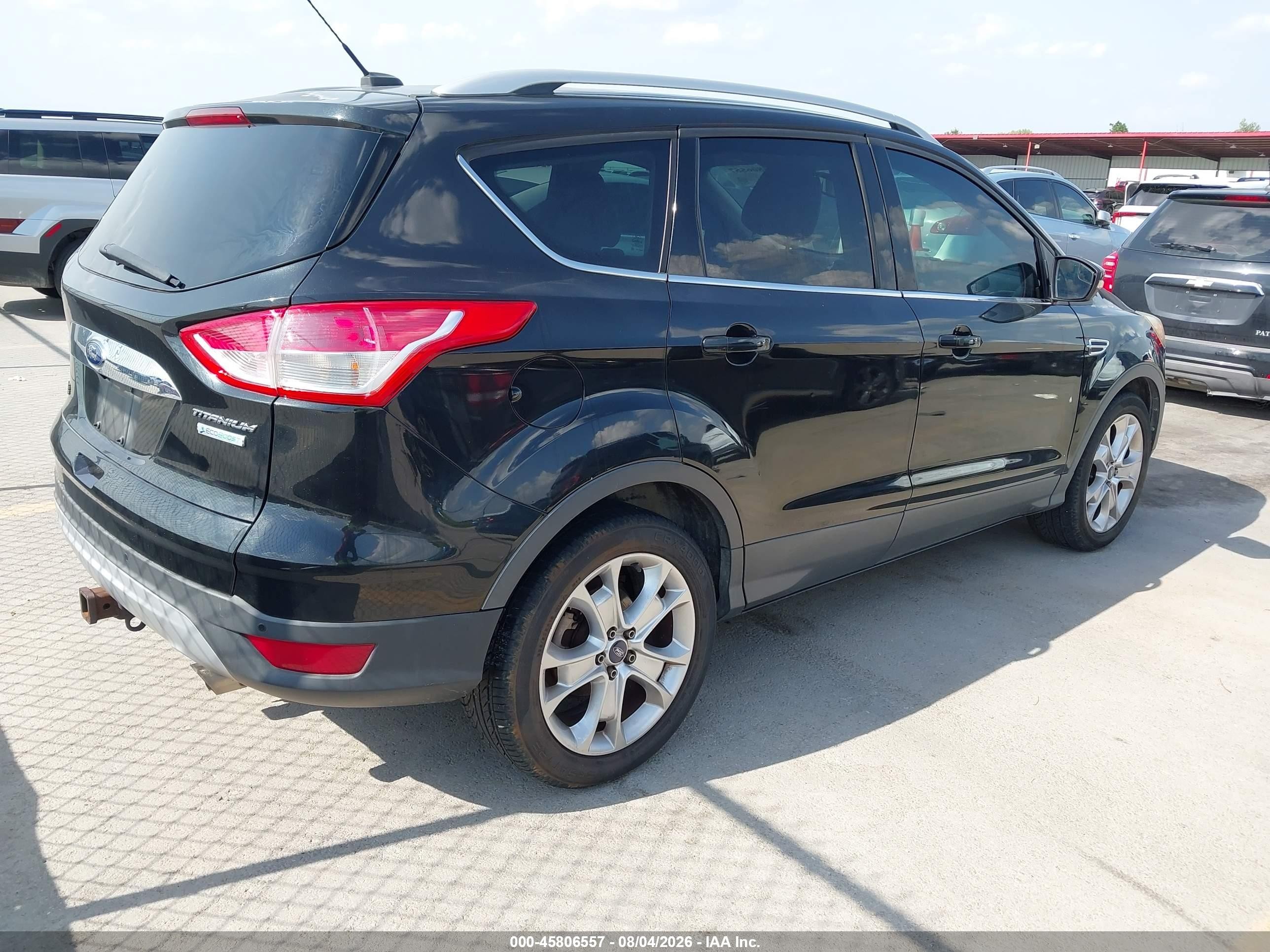 2014 Ford Escape Titanium Black vin: 1FMCU0J98EUB15455