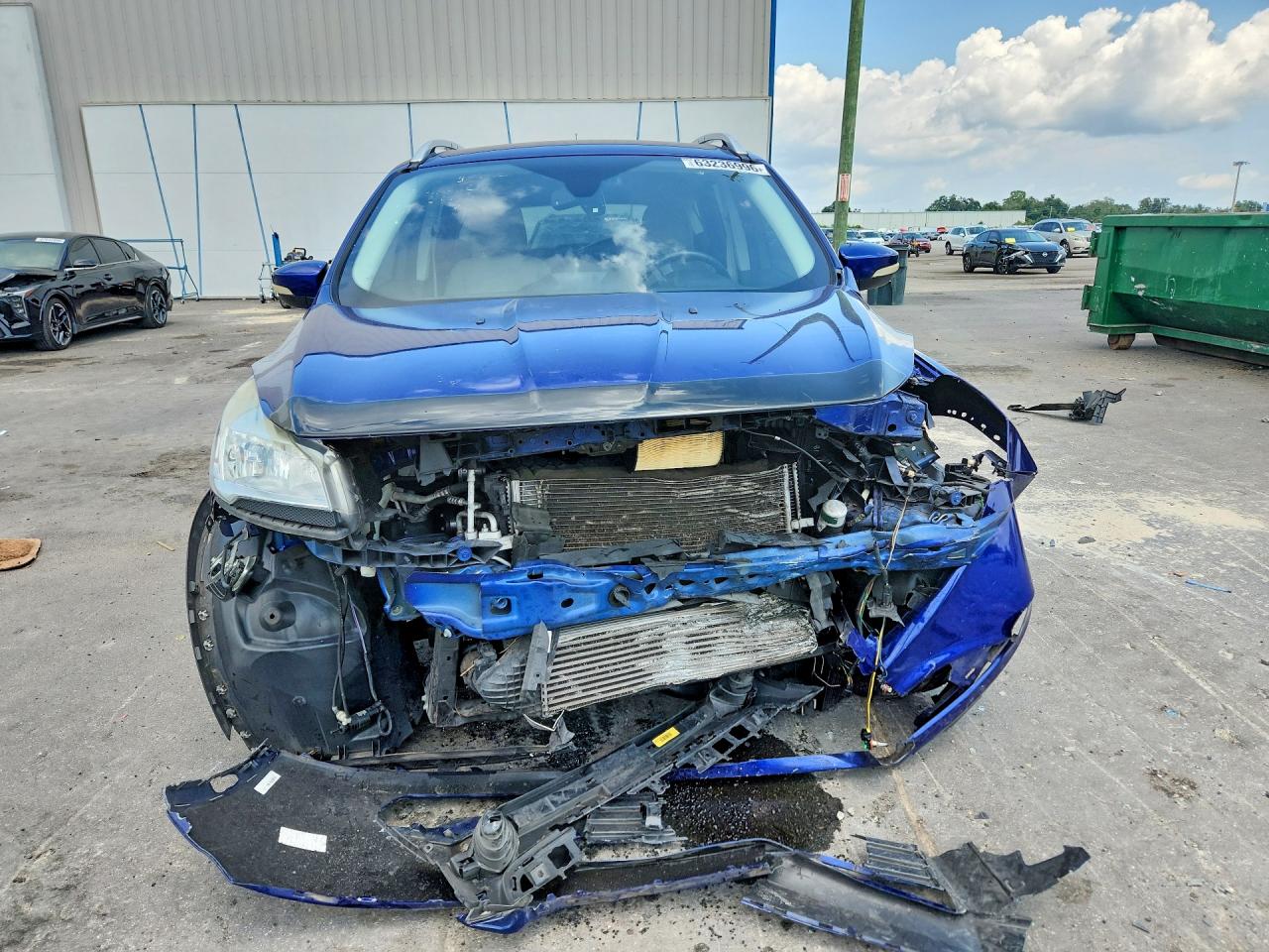 2014 Ford Escape Titanium Blue vin: 1FMCU0J98EUB56085