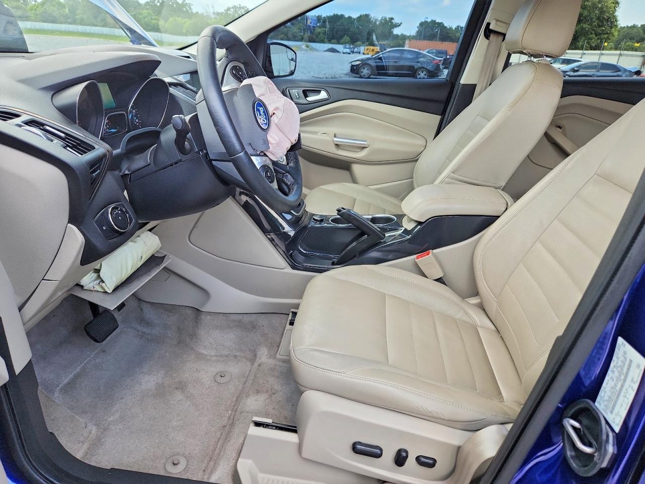 2014 Ford Escape Titanium Blue vin: 1FMCU0J98EUB56085