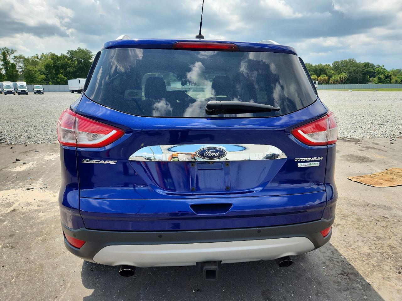 2014 Ford Escape Titanium Blue vin: 1FMCU0J98EUB56085
