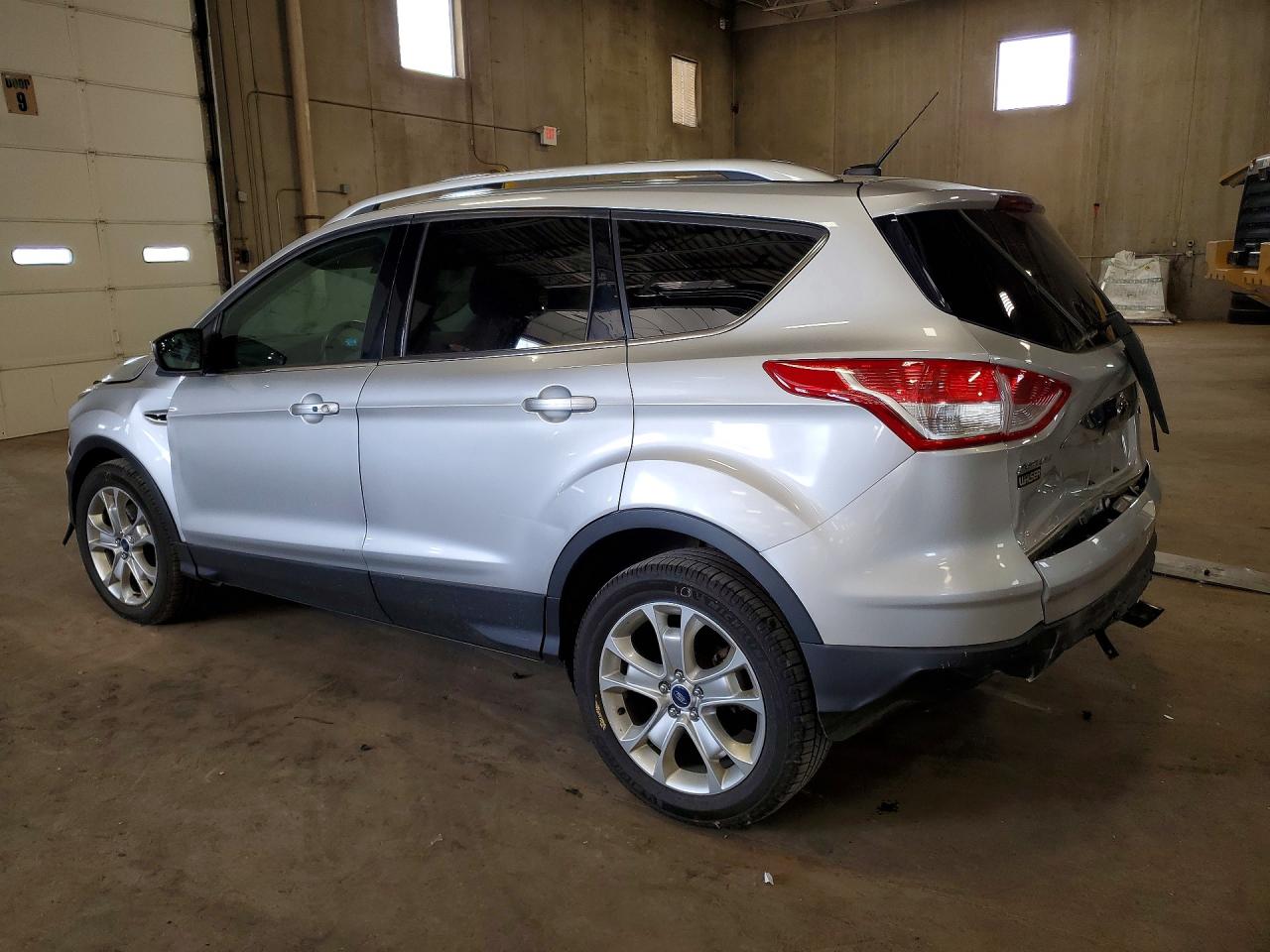 2014 Ford Escape Titanium Silver vin: 1FMCU0J98EUB98868