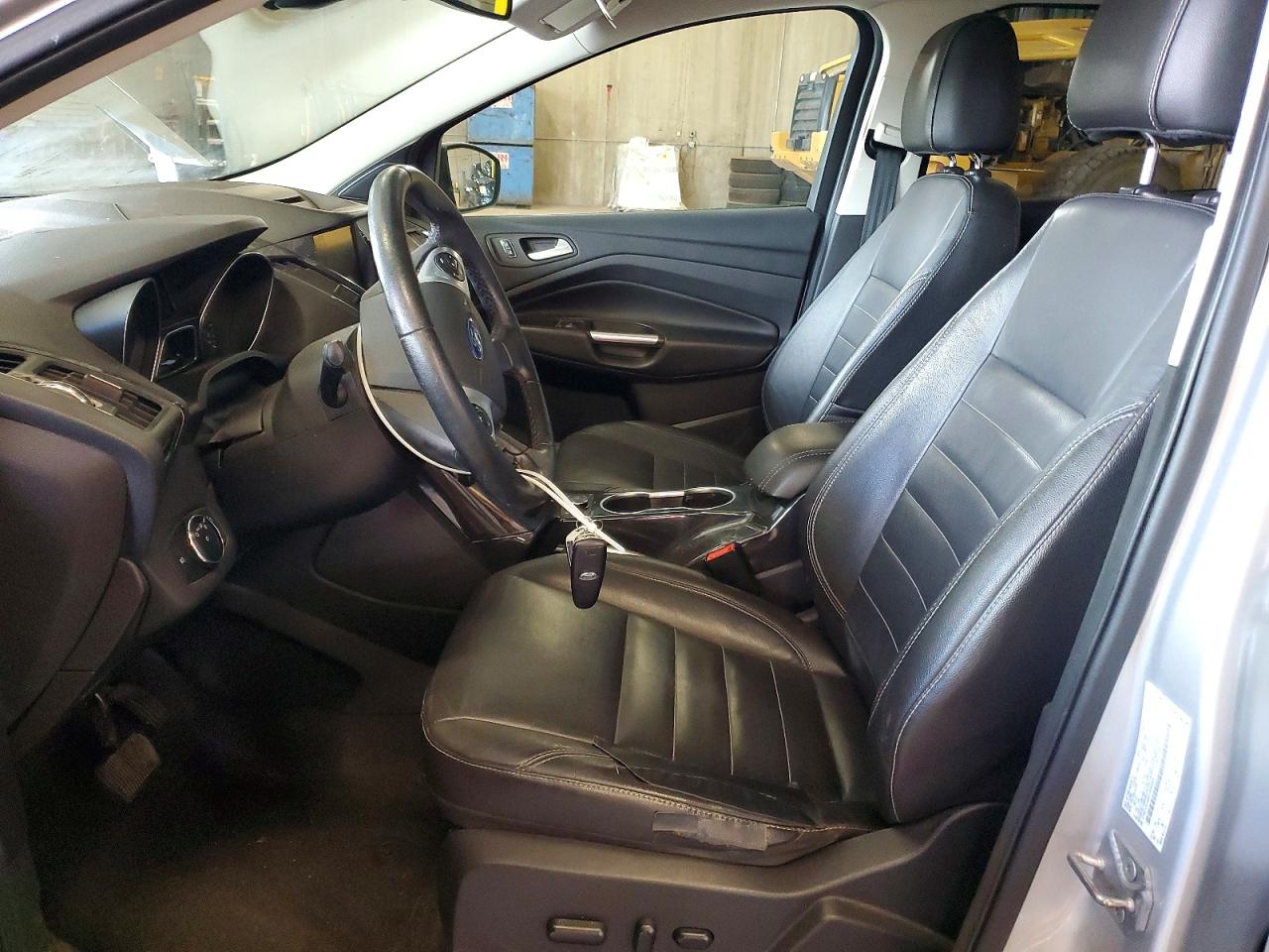 2014 Ford Escape Titanium Silver vin: 1FMCU0J98EUB98868