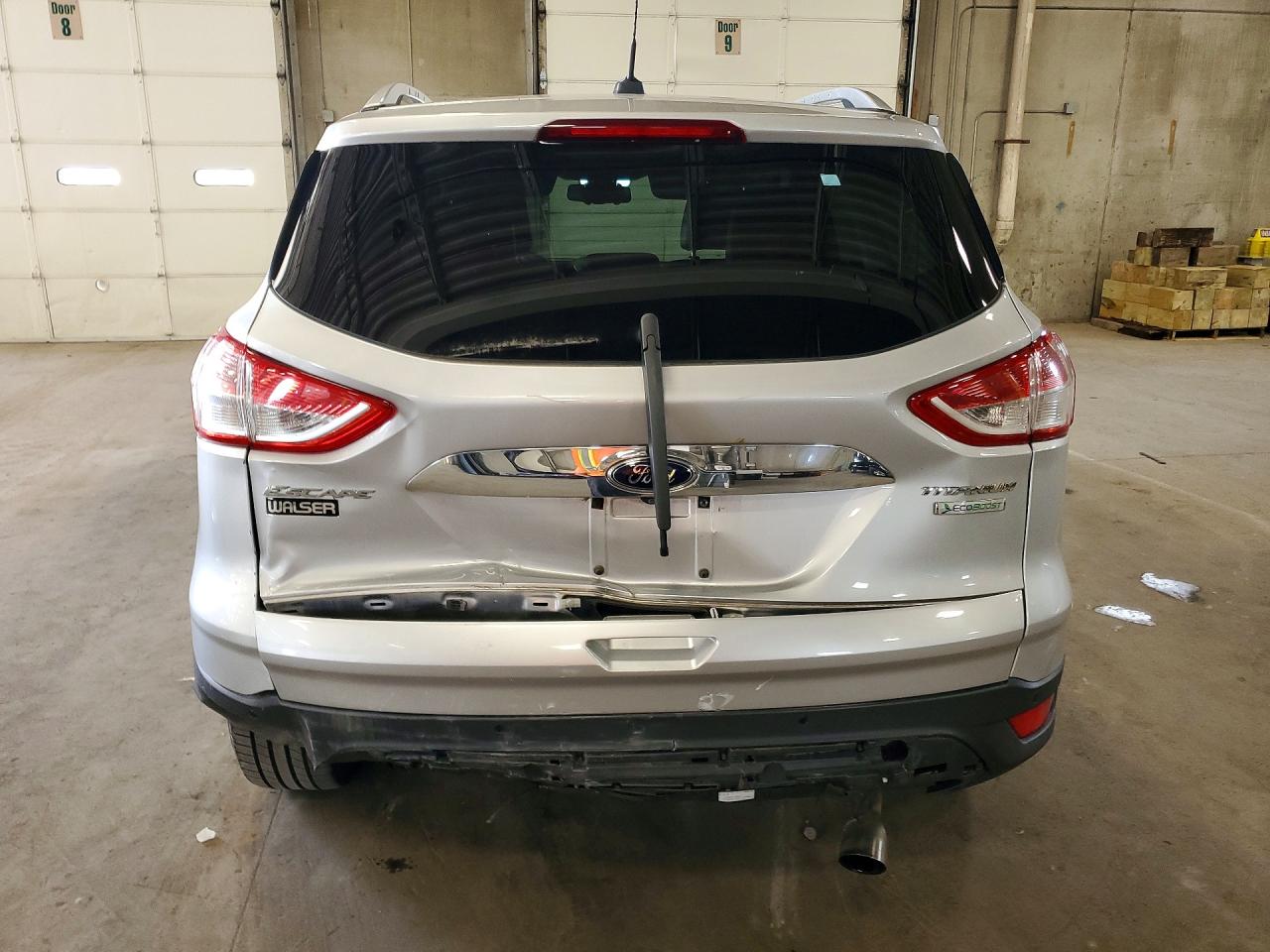 2014 Ford Escape Titanium Silver vin: 1FMCU0J98EUB98868