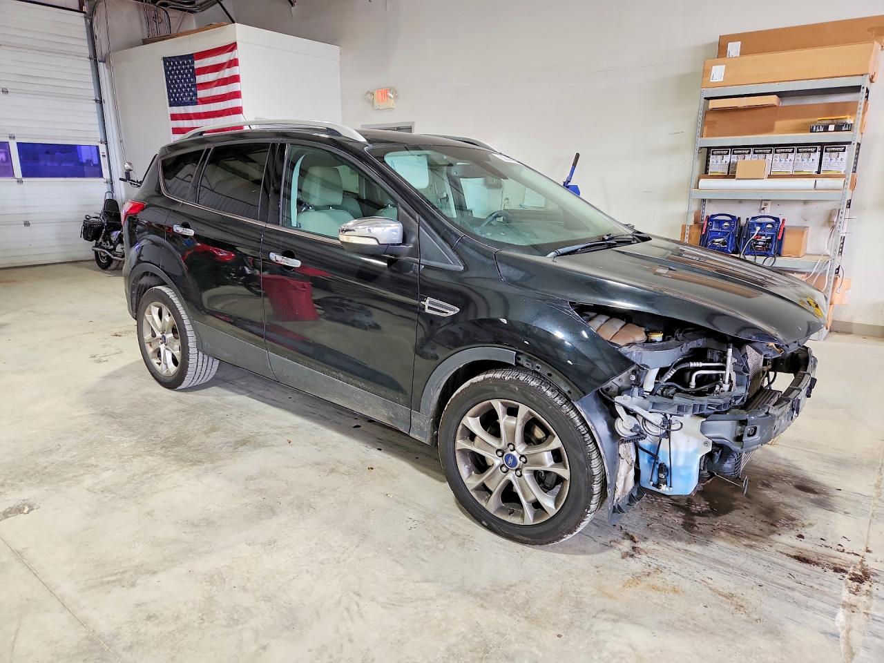 2014 Ford Escape Titanium Black vin: 1FMCU0J98EUD48560