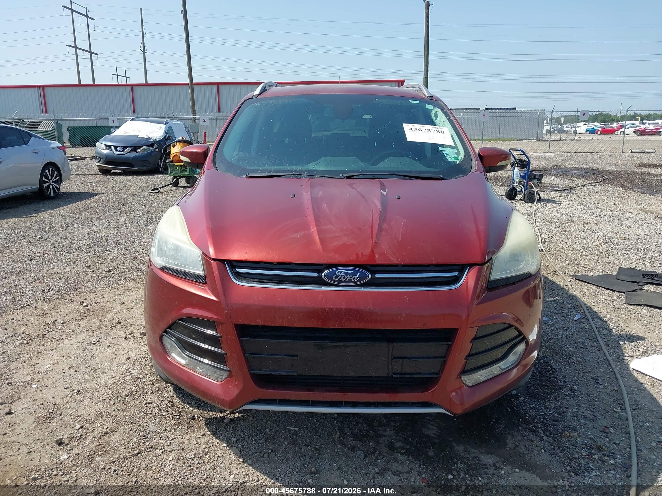 2015 Ford Escape Titanium Оранжевый vin: 1FMCU0J98FUA53718