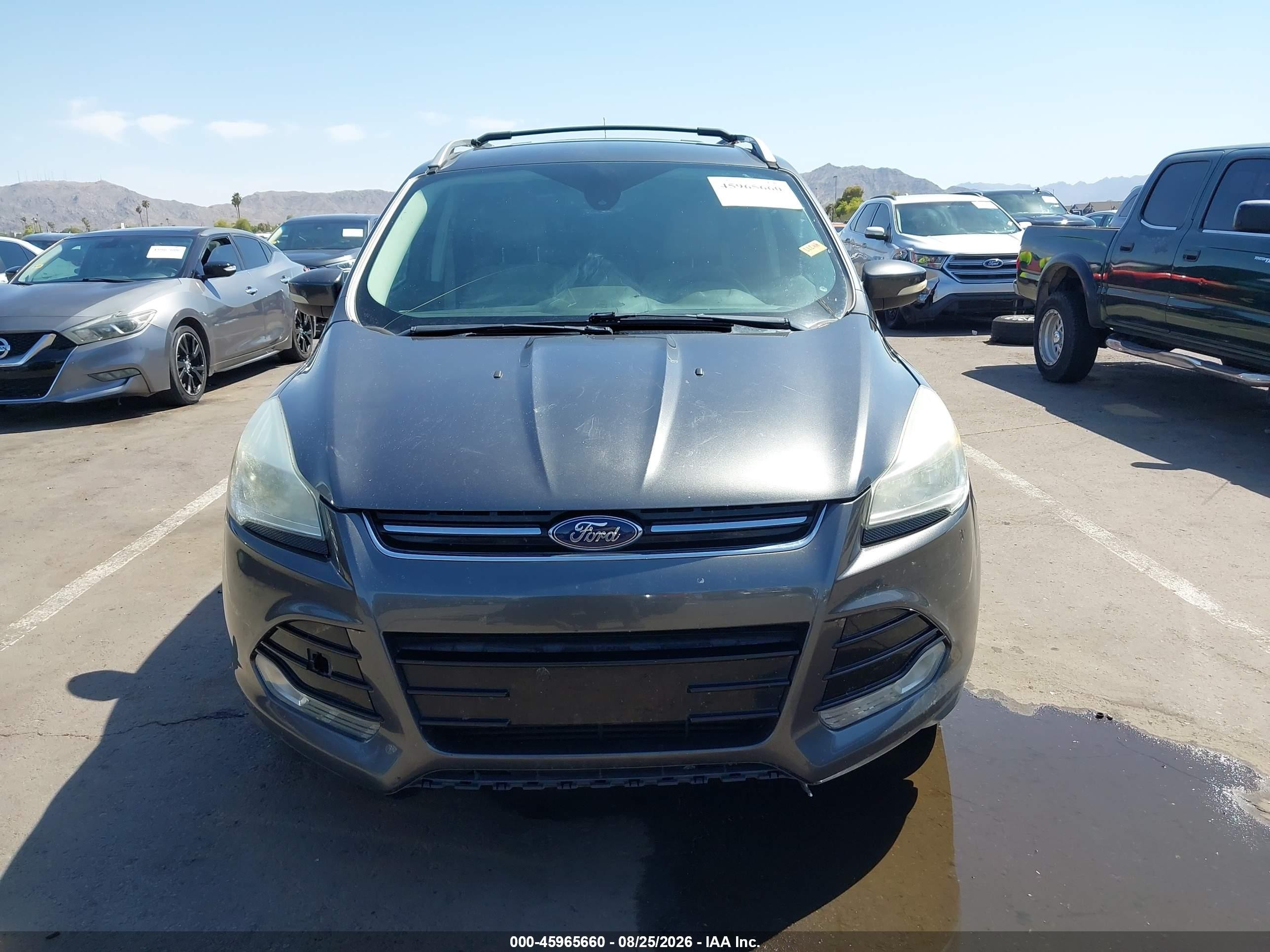2015 Ford Escape Titanium Серебряный vin: 1FMCU0J98FUB63068