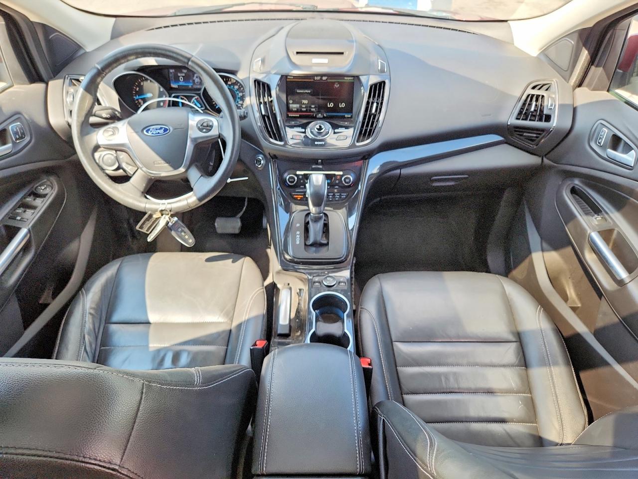 2015 Ford Escape Titanium Red vin: 1FMCU0J98FUB70893