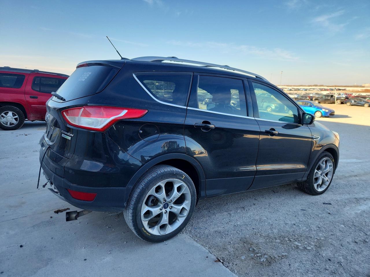 2013 Ford Escape Titanium Black vin: 1FMCU0J99DUA09269