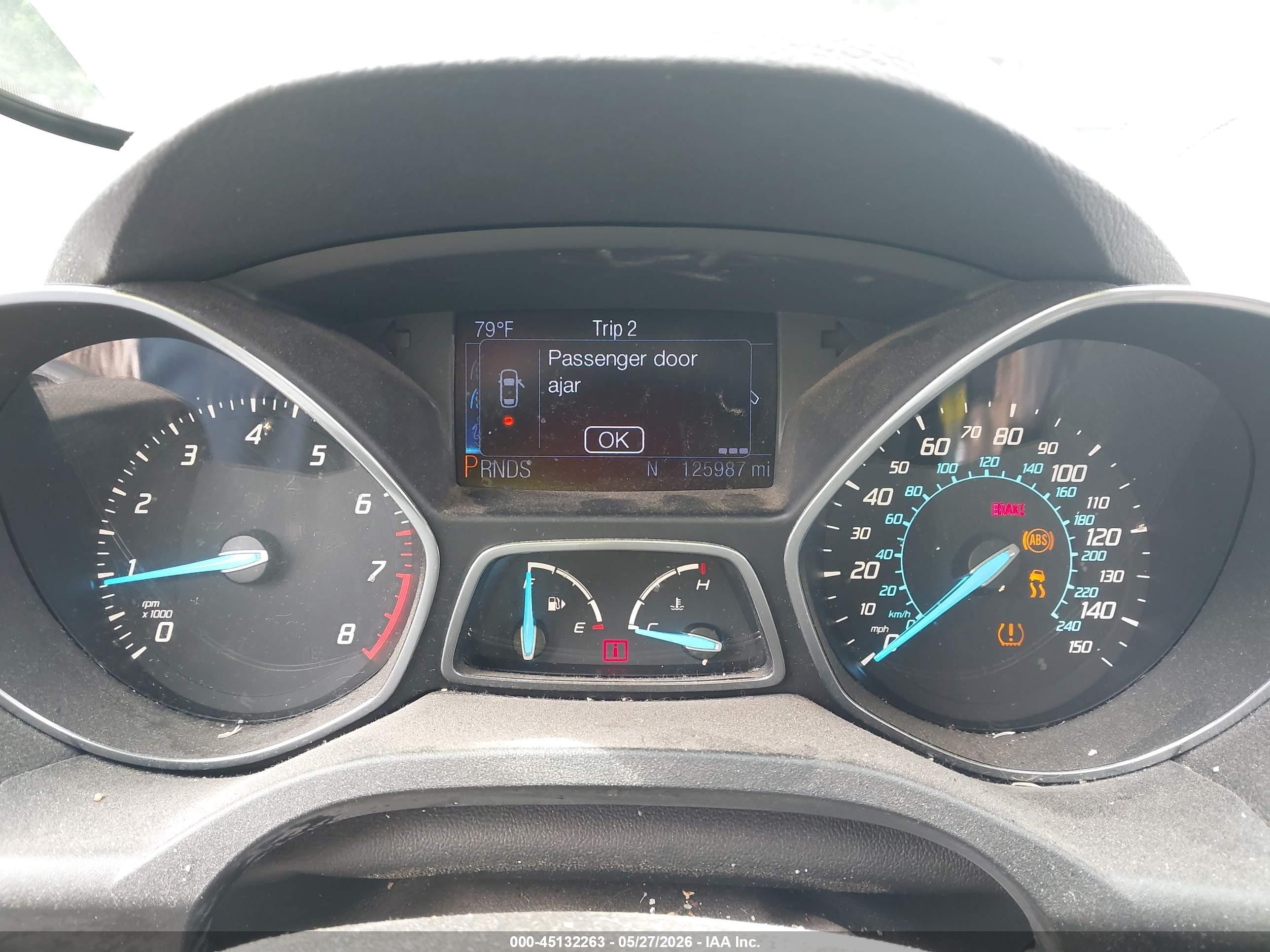 2013 Ford Escape Titanium White vin: 1FMCU0J99DUB12594