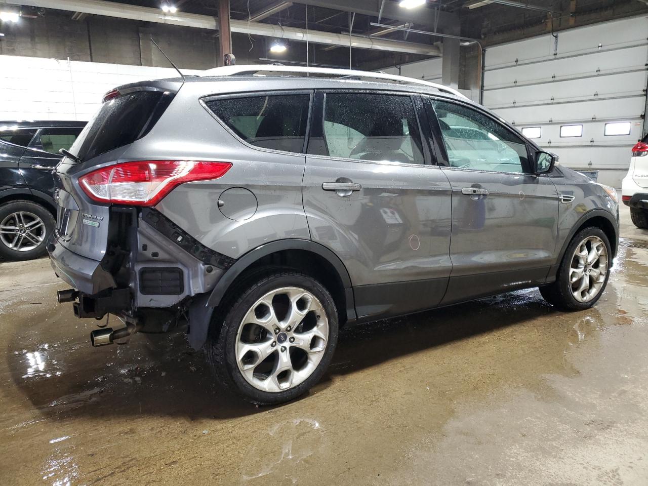 2013 Ford Escape Titanium Gray vin: 1FMCU0J99DUB30447