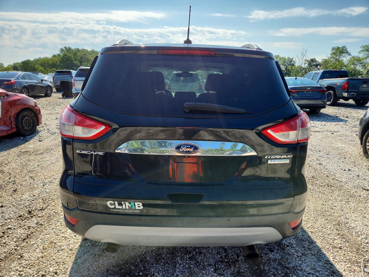 2014 Ford Escape Titanium Black vin: 1FMCU0J99EUA94583