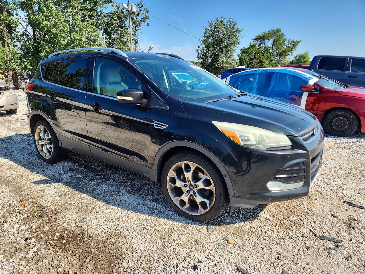 2014 Ford Escape Titanium Black vin: 1FMCU0J99EUA94583