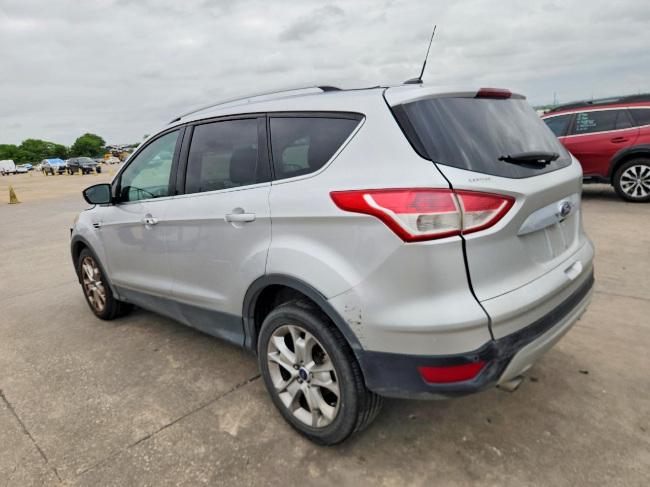 2014 Ford Escape Titanium Silver vin: 1FMCU0J99EUB33155
