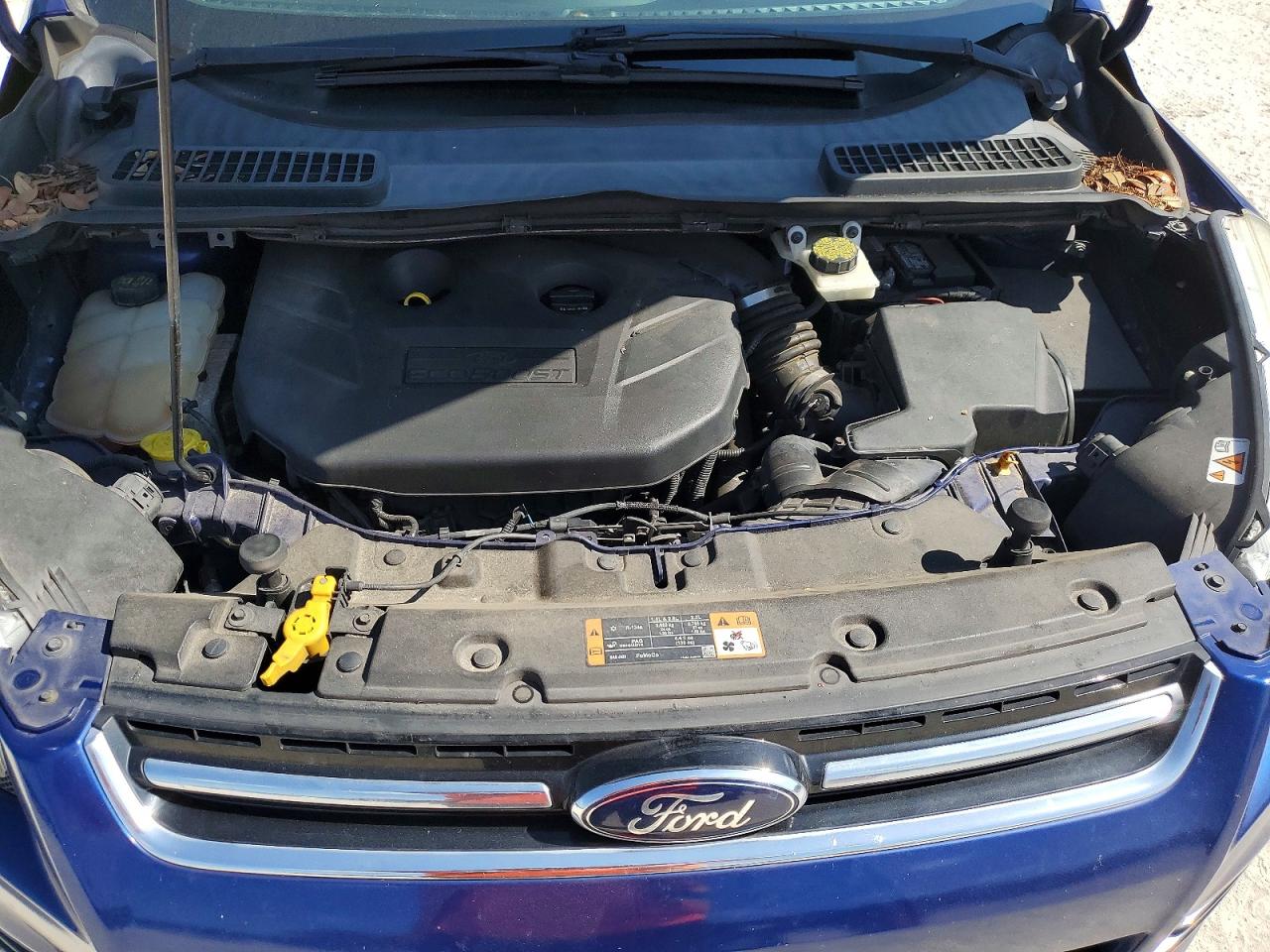 2014 Ford Escape Titanium Синий vin: 1FMCU0J99EUB60209