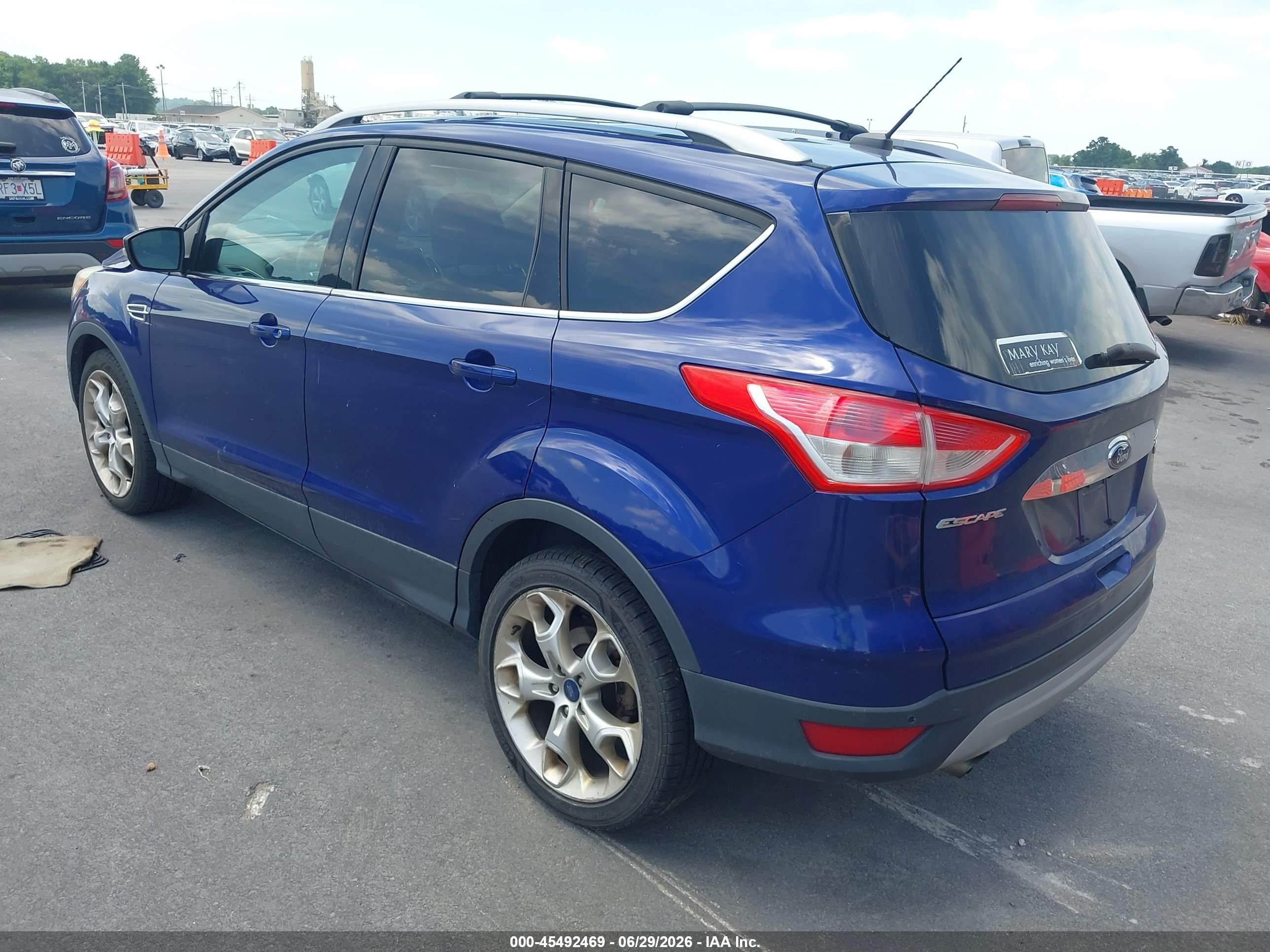 2014 Ford Escape Titanium Blue vin: 1FMCU0J99EUB62767
