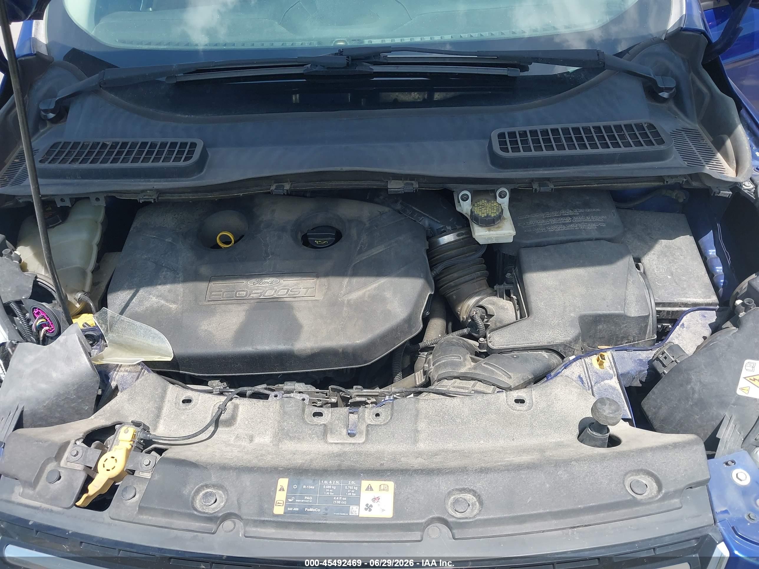 2014 Ford Escape Titanium Blue vin: 1FMCU0J99EUB62767