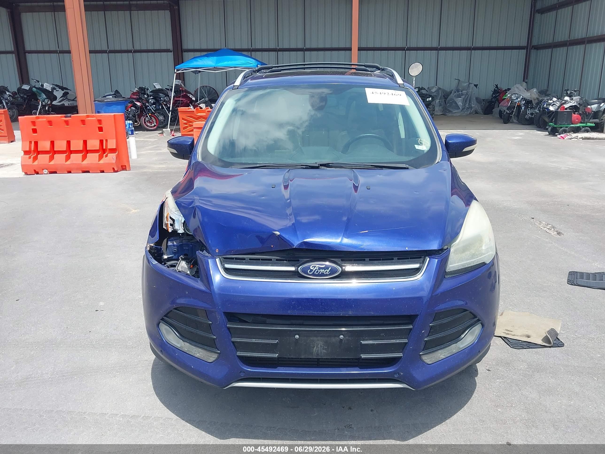 2014 Ford Escape Titanium Blue vin: 1FMCU0J99EUB62767