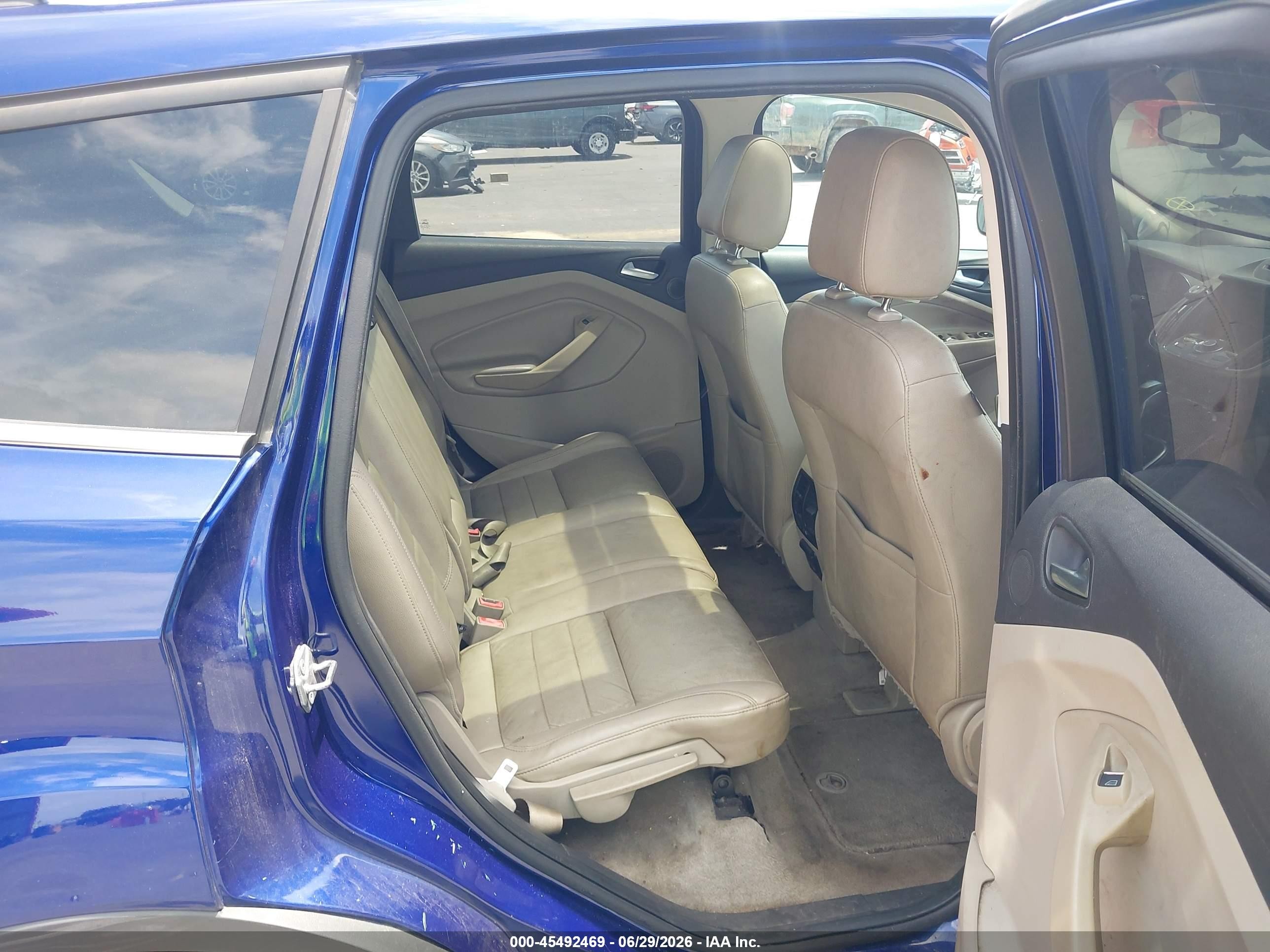 2014 Ford Escape Titanium Blue vin: 1FMCU0J99EUB62767