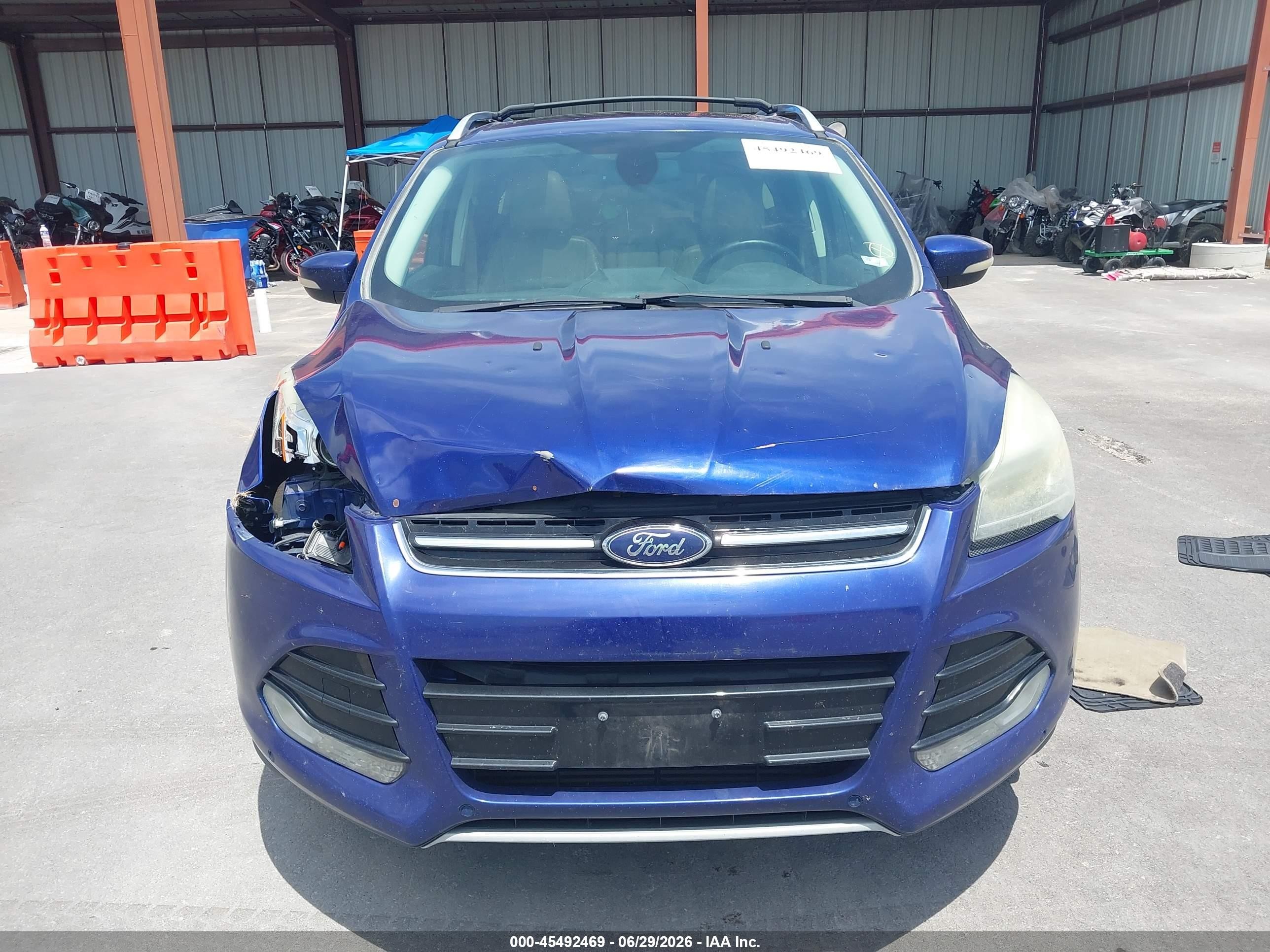 2014 Ford Escape Titanium Blue vin: 1FMCU0J99EUB62767