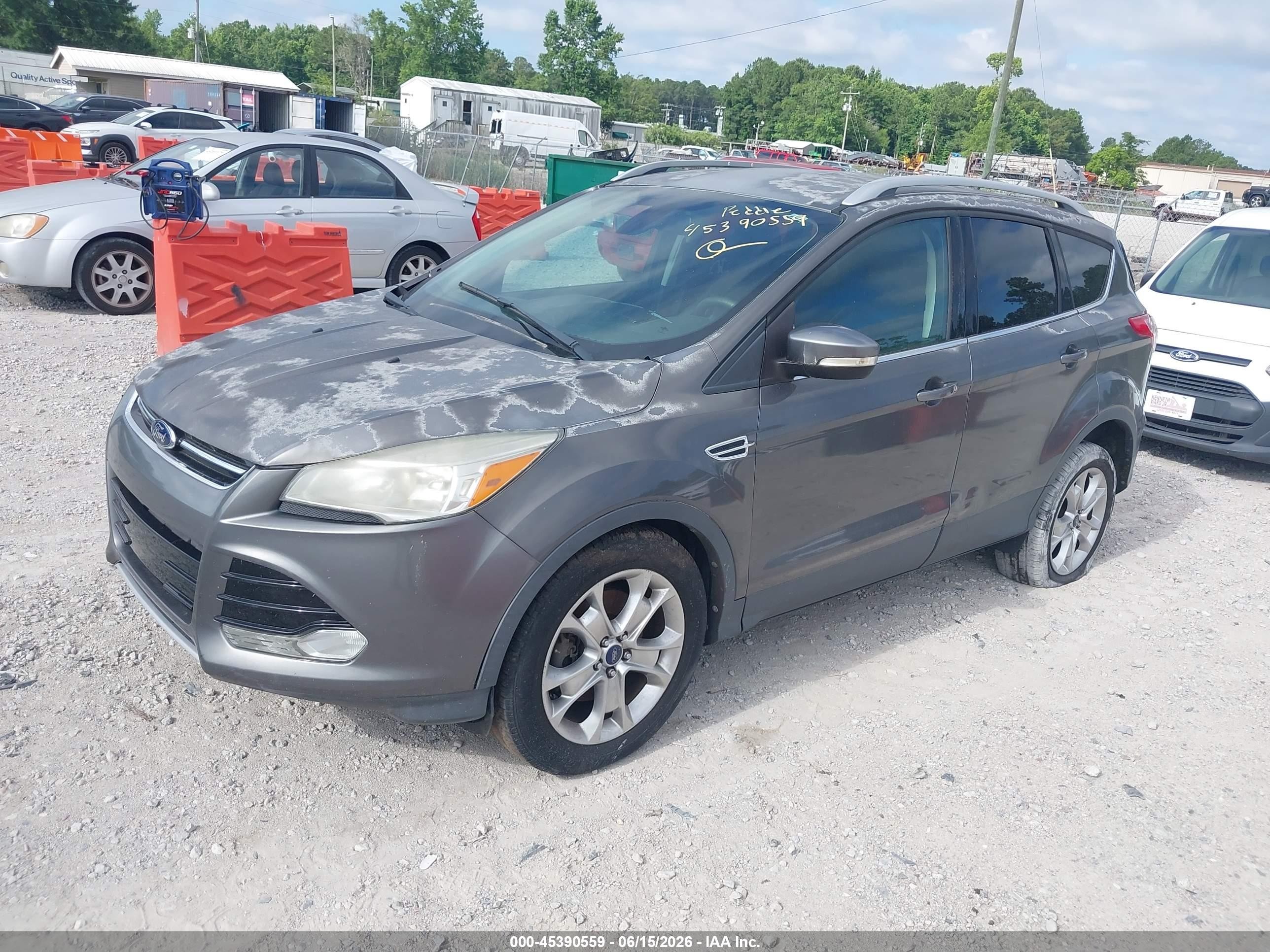 2014 Ford Escape Titanium Gray vin: 1FMCU0J99EUB79018