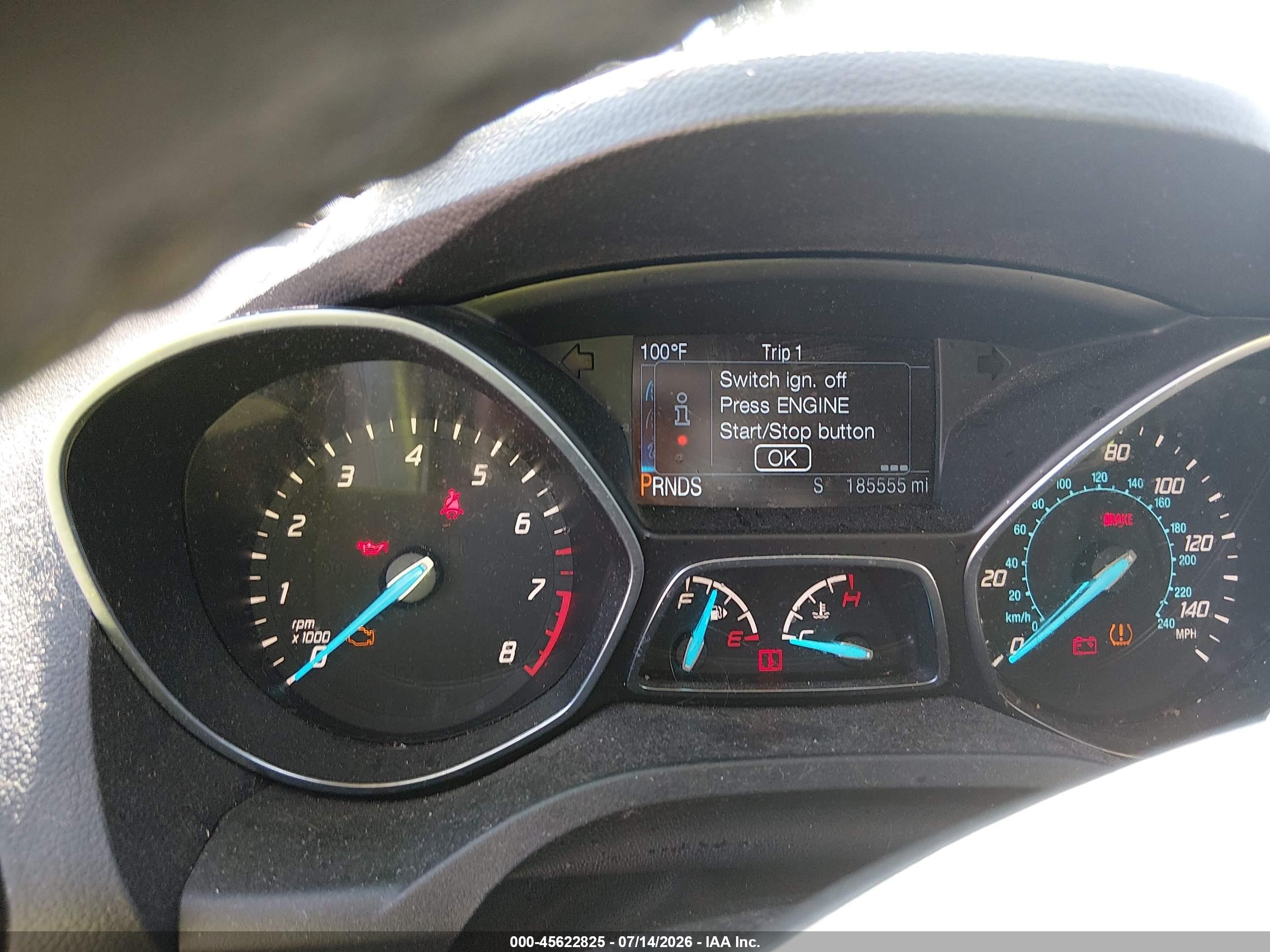 2014 Ford Escape Titanium Темно-бордовый vin: 1FMCU0J99EUB98183