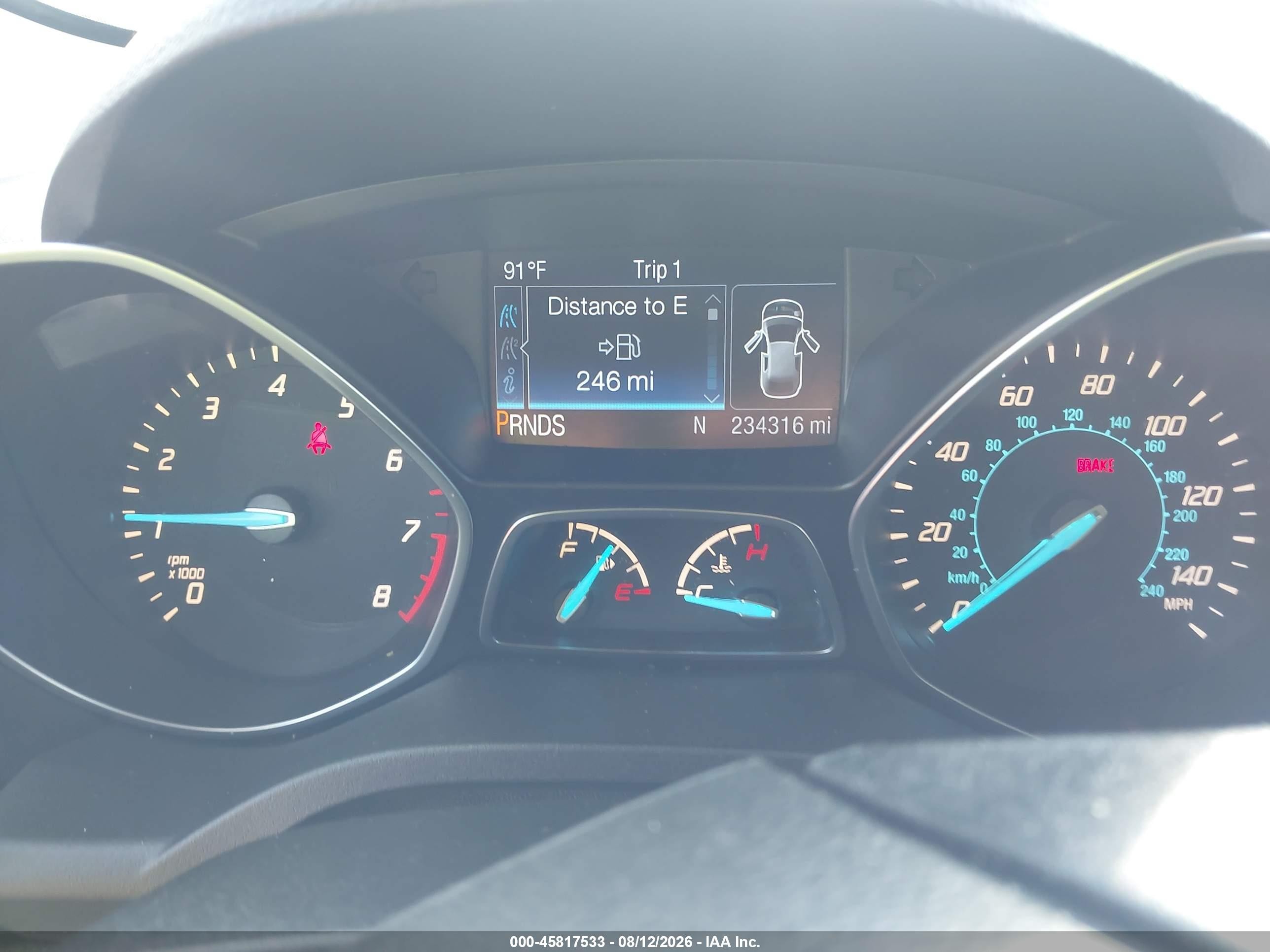 2014 Ford Escape Titanium White vin: 1FMCU0J99EUC81385