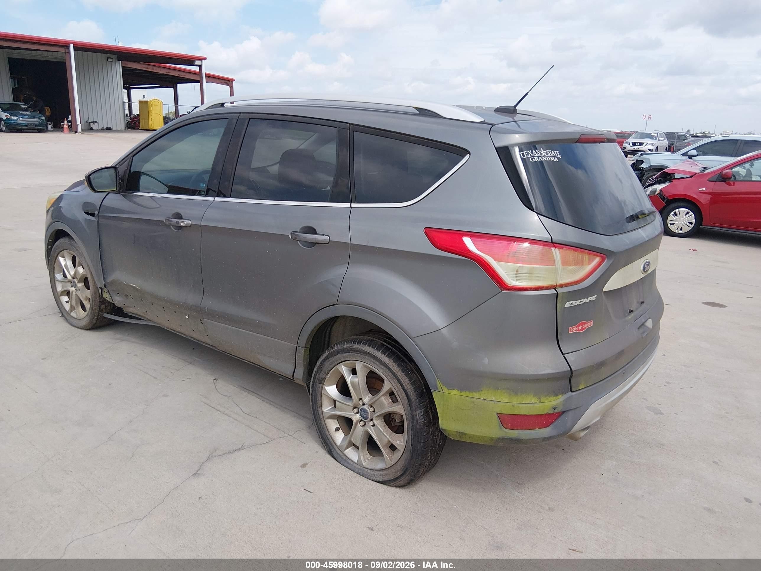 2014 Ford Escape Titanium Gray vin: 1FMCU0J99EUD24414