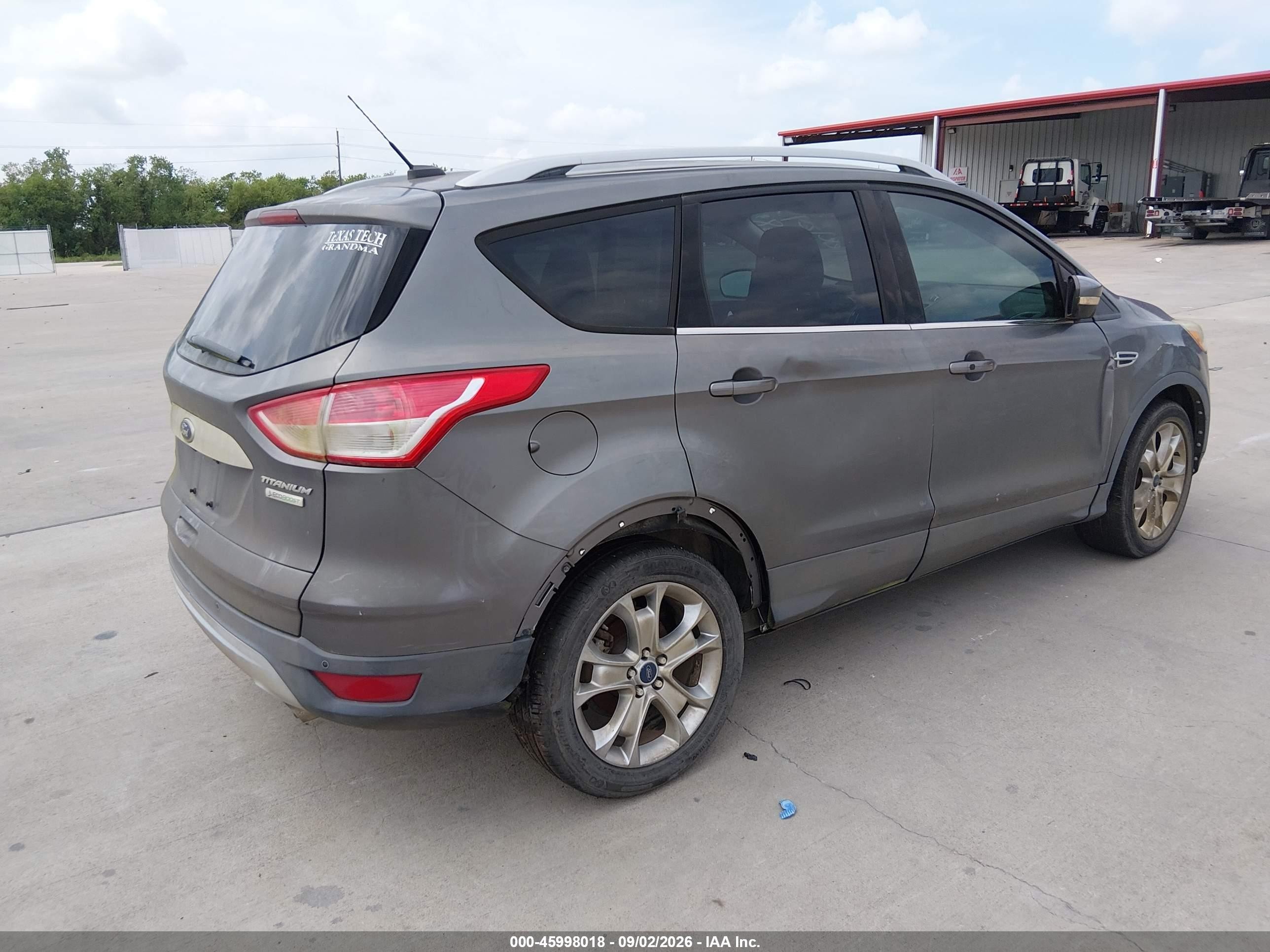 2014 Ford Escape Titanium Gray vin: 1FMCU0J99EUD24414