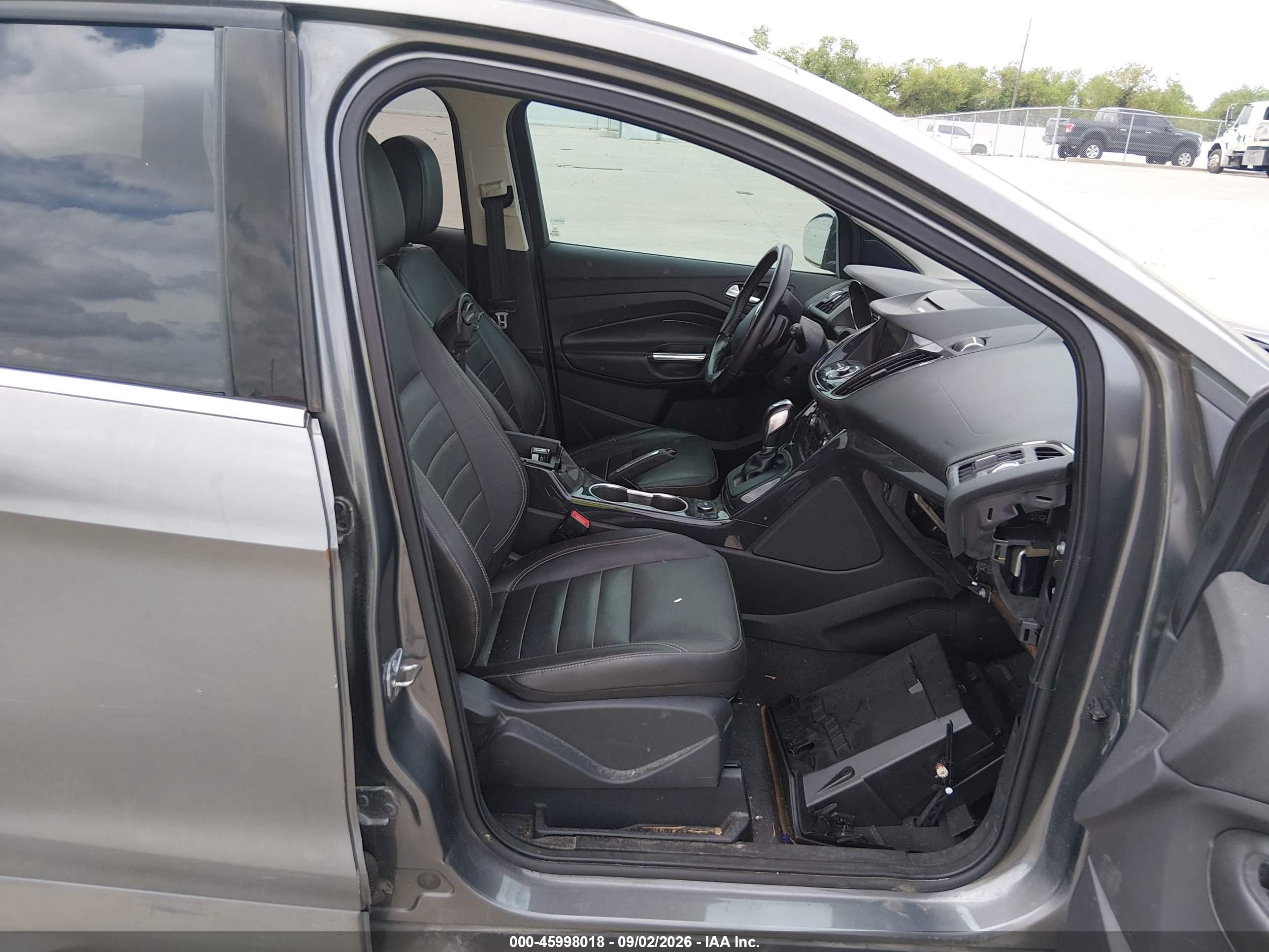 2014 Ford Escape Titanium Gray vin: 1FMCU0J99EUD24414