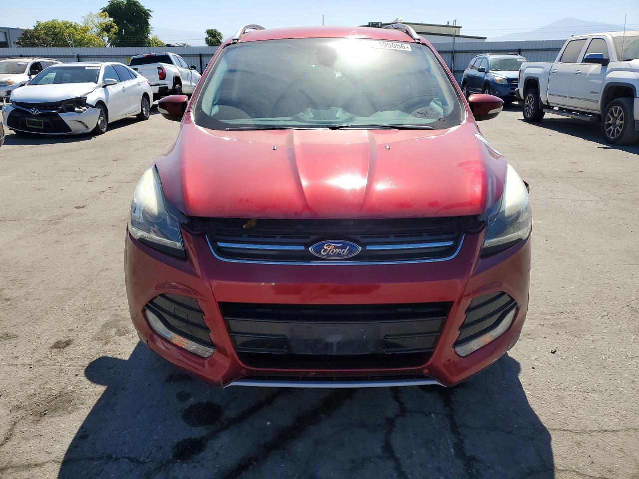 2014 Ford Escape Titanium Maroon vin: 1FMCU0J99EUD31766