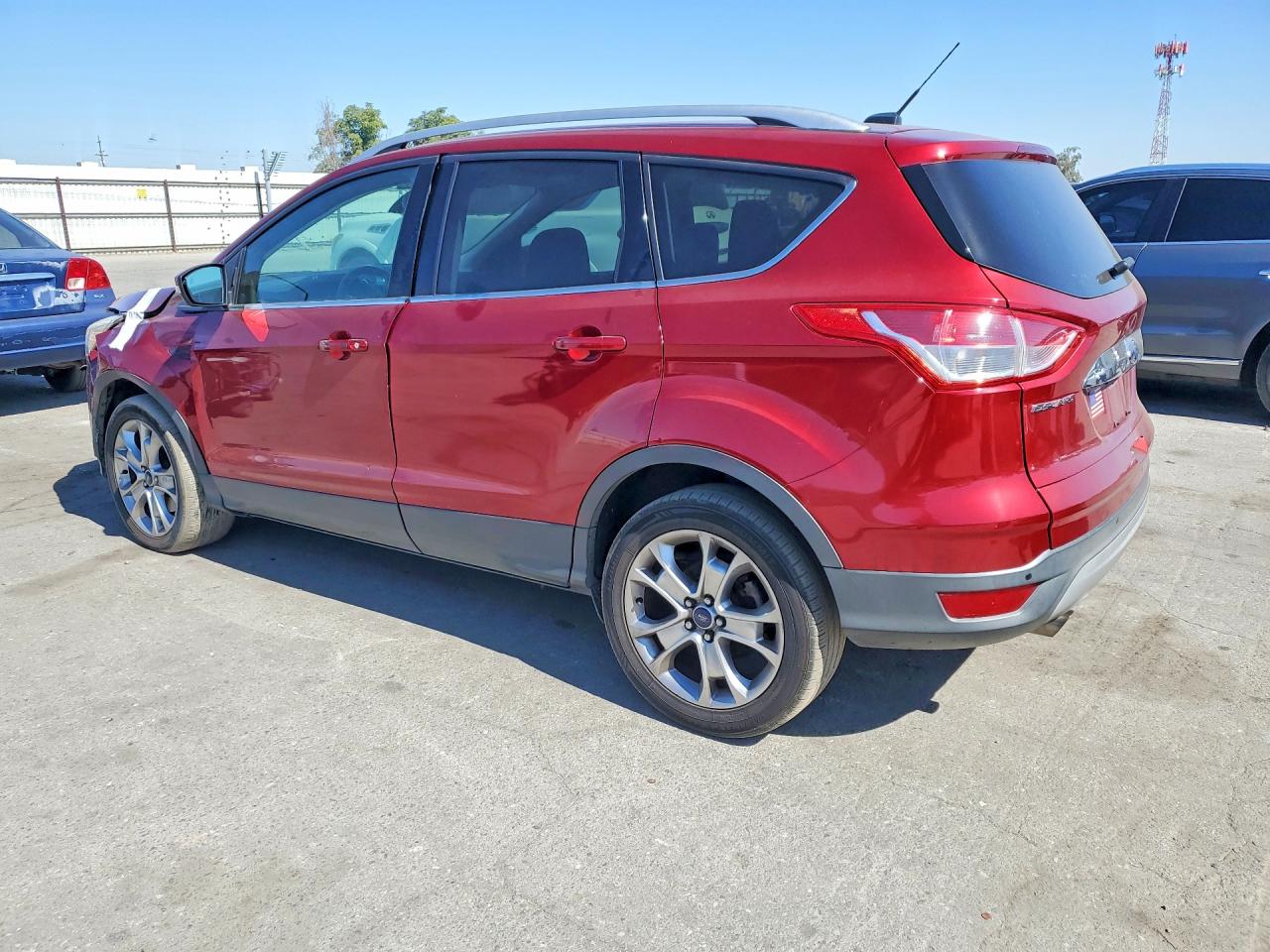 2014 Ford Escape Titanium Maroon vin: 1FMCU0J99EUD31766